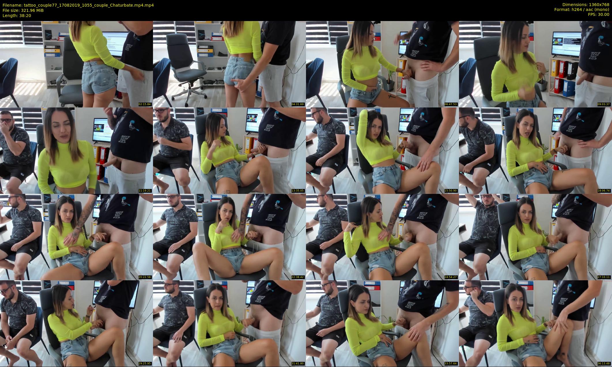 tattoo_couple77 — 39 minute Chaturbate couple cam show recording, 720p, Aug 17, 2019