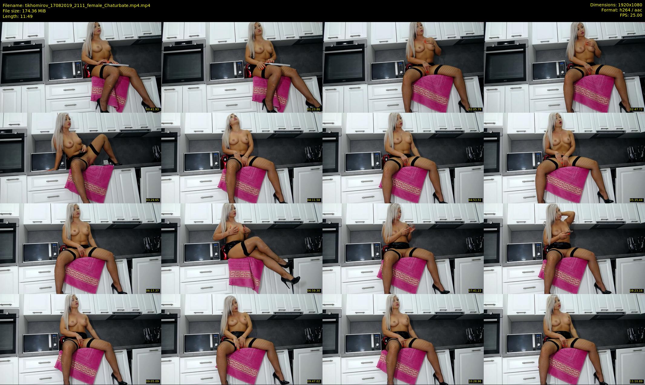 tikhomirov — 12 minute Chaturbate female cam show recording, 1080p, Aug 17, 2019