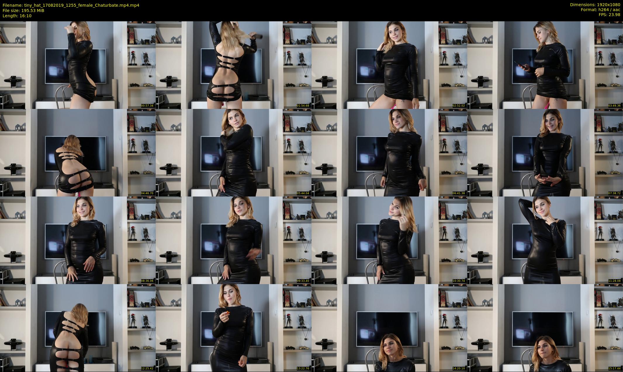 tiny_hat — 17 minute Chaturbate female cam show recording, 1080p, Aug 17, 2019