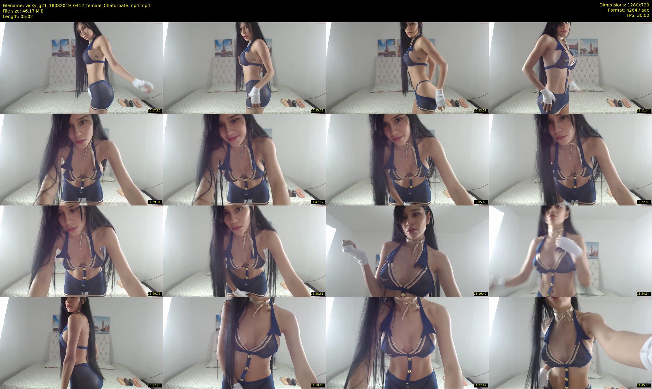 vicky_g21 — 6 minute Chaturbate female cam show recording, 720p, Aug 18, 2019