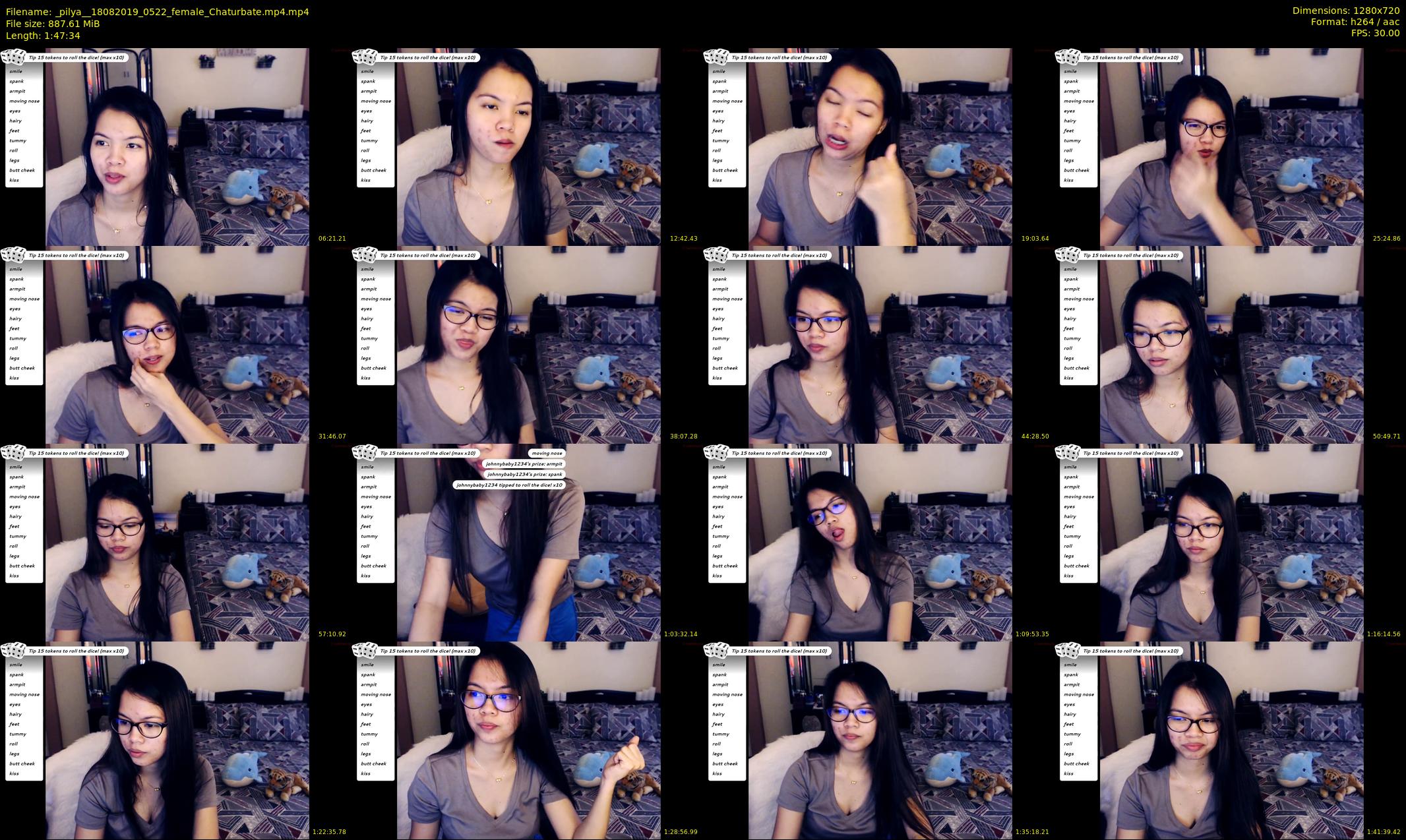 _pilya_ — 108 minute Chaturbate female cam show recording, 720p, Aug 18, 2019