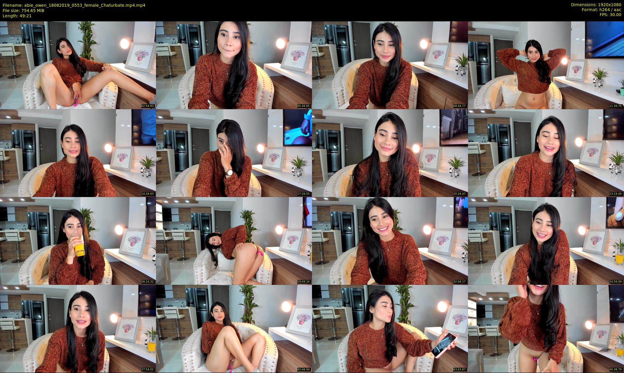 abie_owen — 50 minute Chaturbate female cam show recording, 1080p, Aug 18, 2019