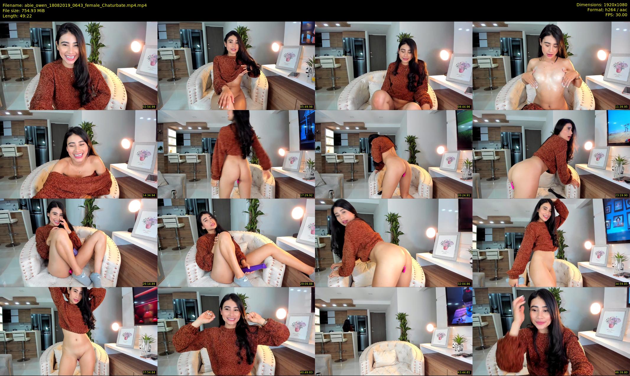 abie_owen — 50 minute Chaturbate female cam show recording, 1080p, Aug 18, 2019