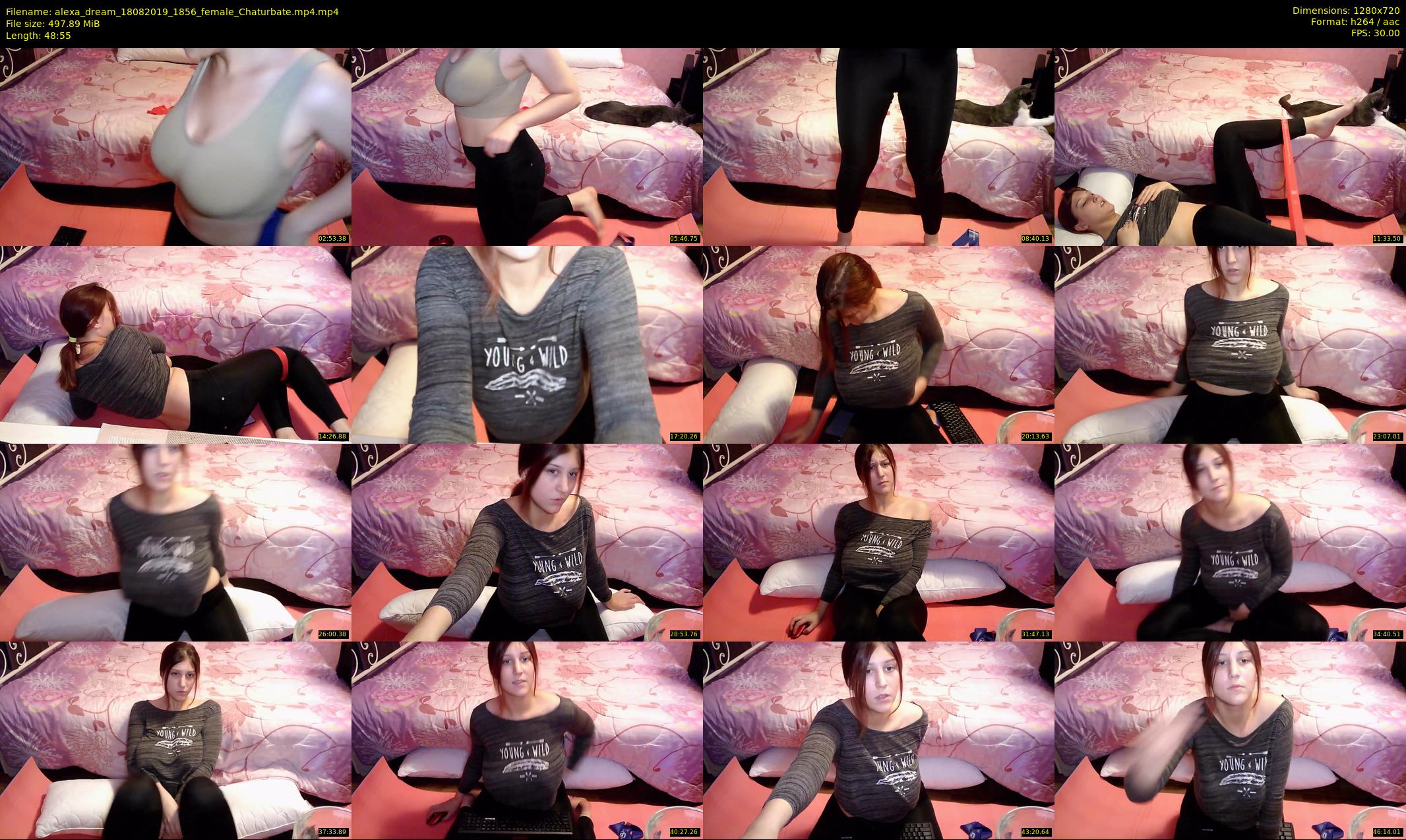 alexa_dream — 49 minute Chaturbate female cam show recording, 720p, Aug 18, 2019