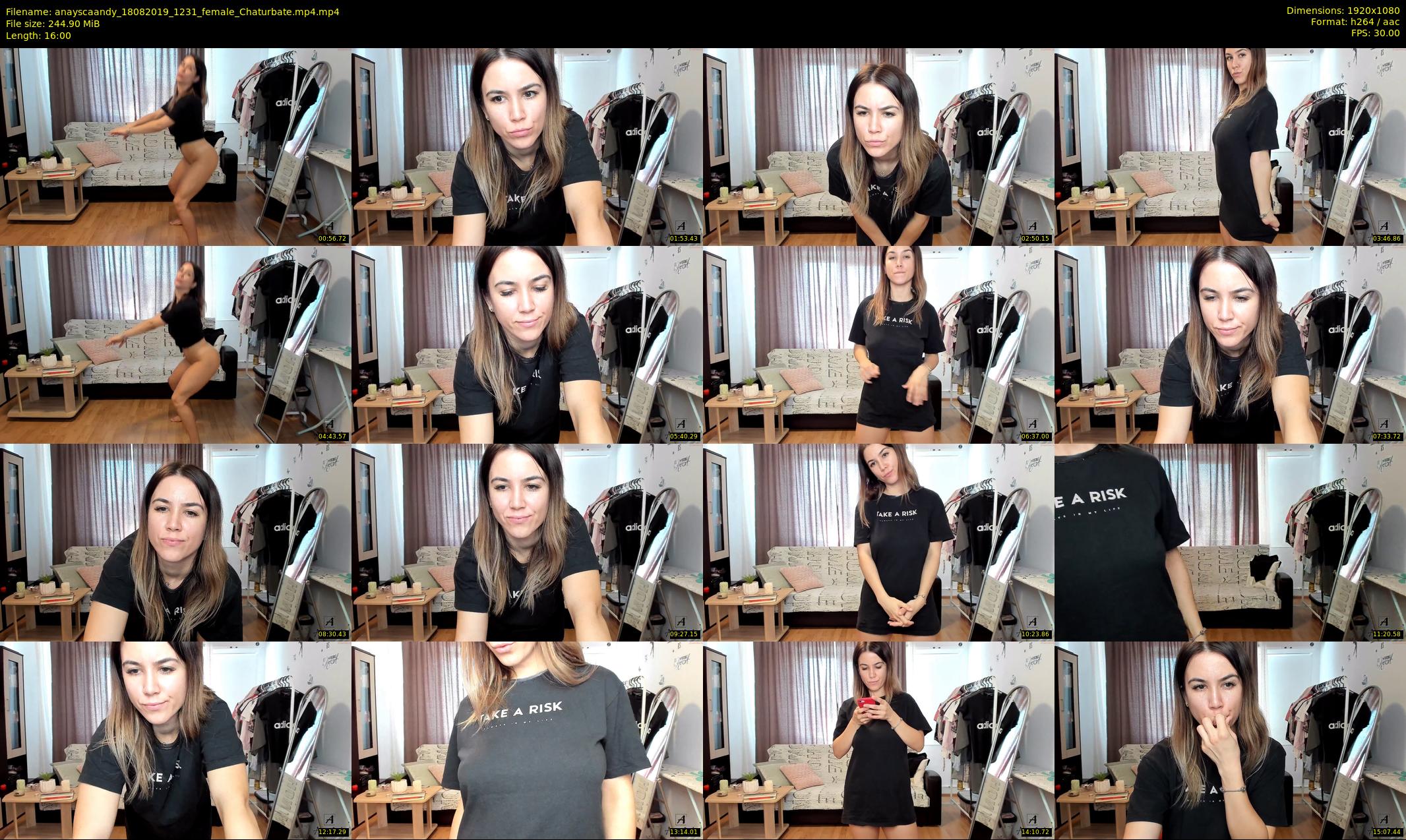 anayscaandy — 16 minute Chaturbate female cam show recording, 1080p, Aug 18, 2019