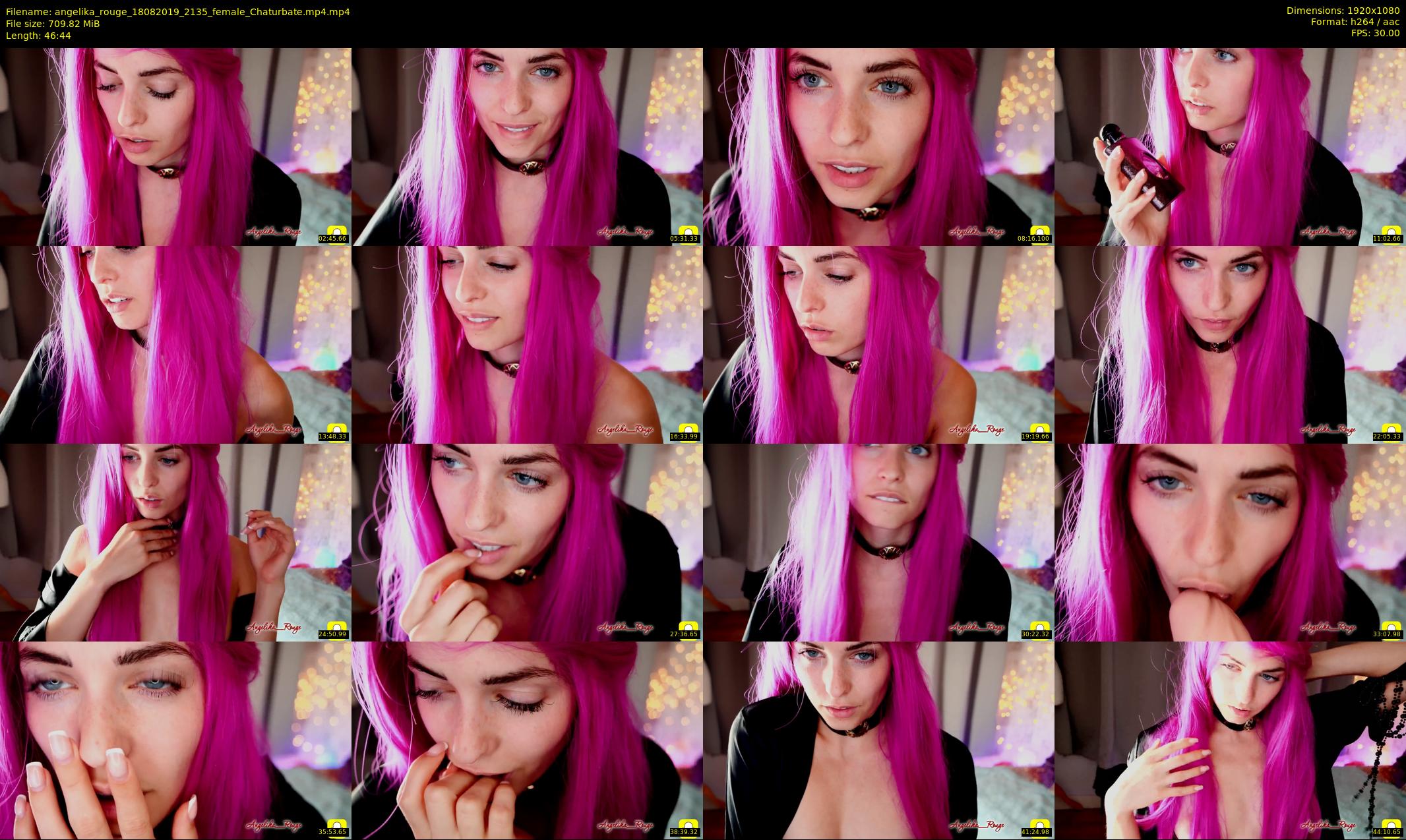 angelika_rouge — 47 minute Chaturbate female cam show recording, 1080p, Aug 18, 2019