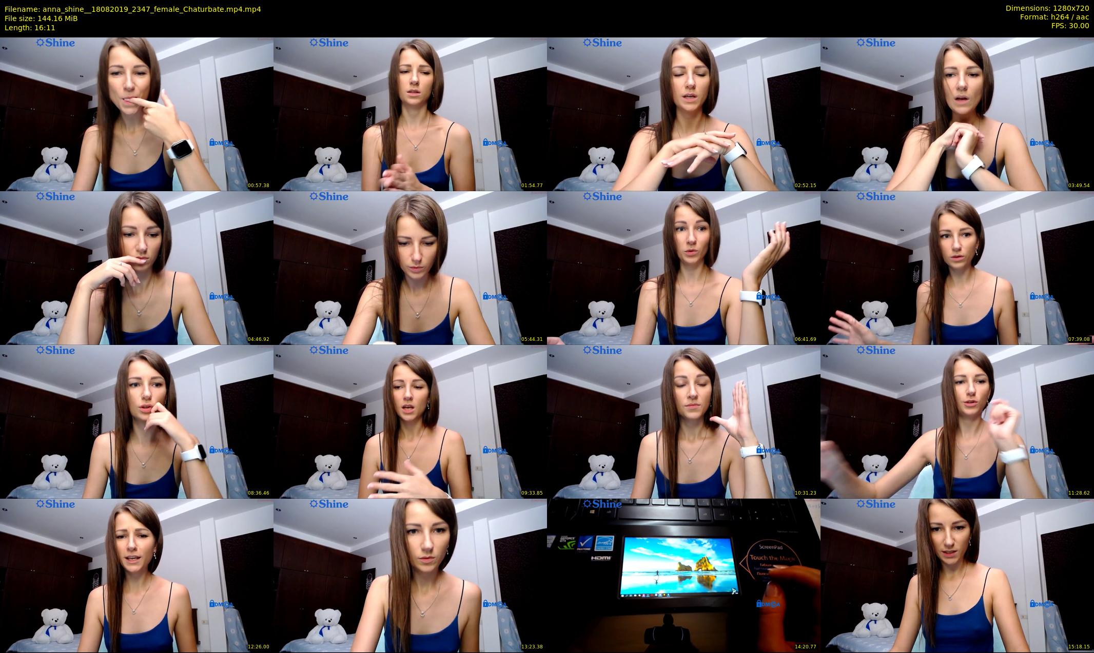 anna_shine_ — 17 minute Chaturbate female cam show recording, 720p, Aug 18, 2019