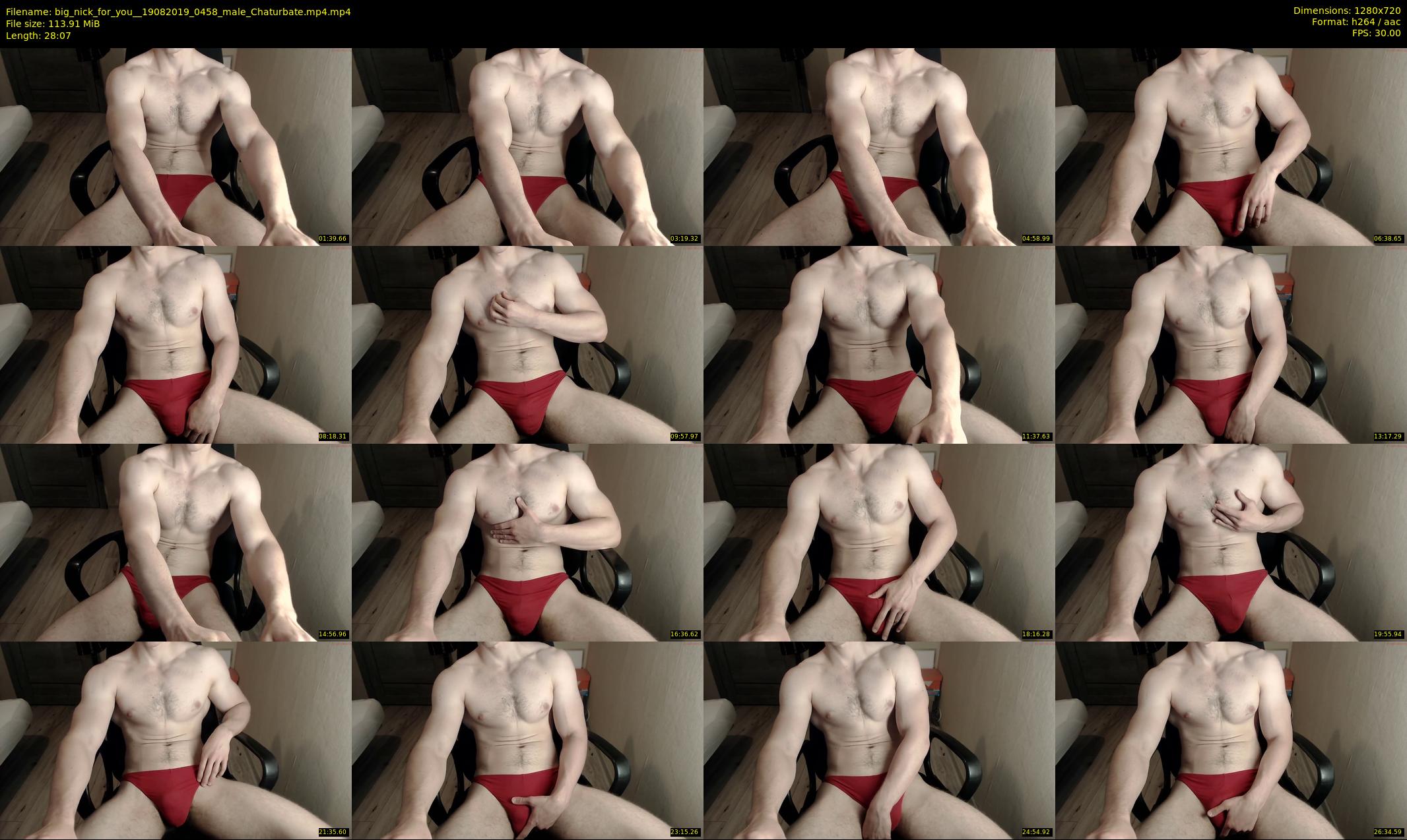 big_nick_for_you_ — 29 minute Chaturbate male cam show recording, 720p, Aug 19, 2019
