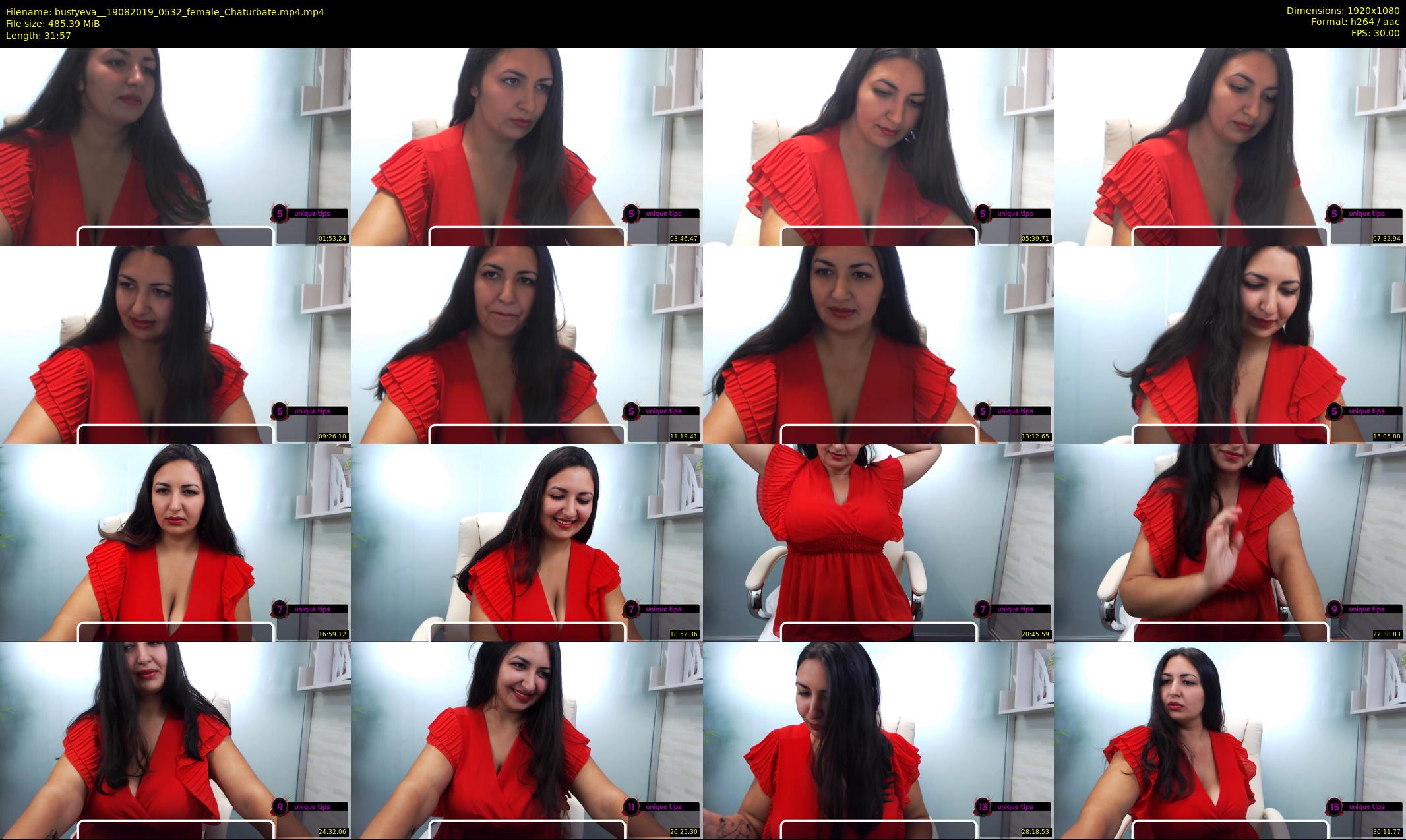 bustyeva_ — 32 minute Chaturbate female cam show recording, 1080p, Aug 19, 2019