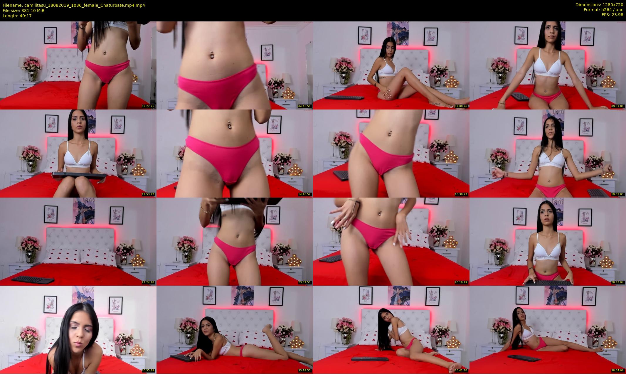 camilitasu — 41 minute Chaturbate female cam show recording, 720p, Aug 18, 2019