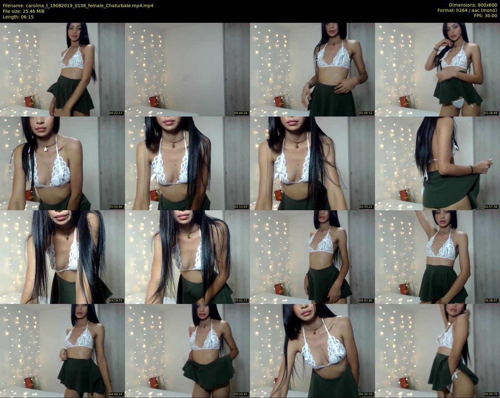 carolina_t — 7 minute Chaturbate female cam show recording, 480p, Aug 19, 2019