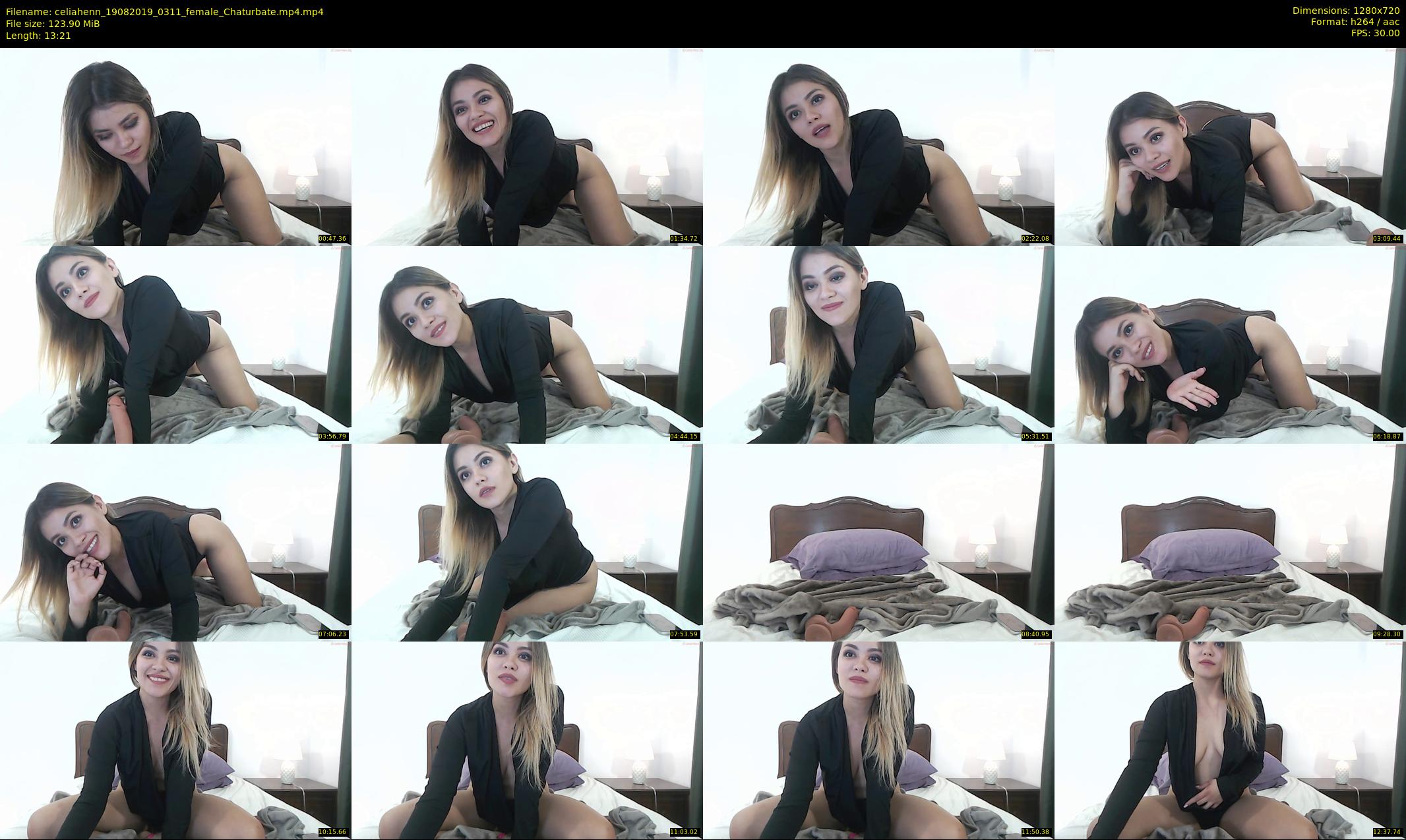 celiahenn — 14 minute Chaturbate female cam show recording, 720p, Aug 19, 2019