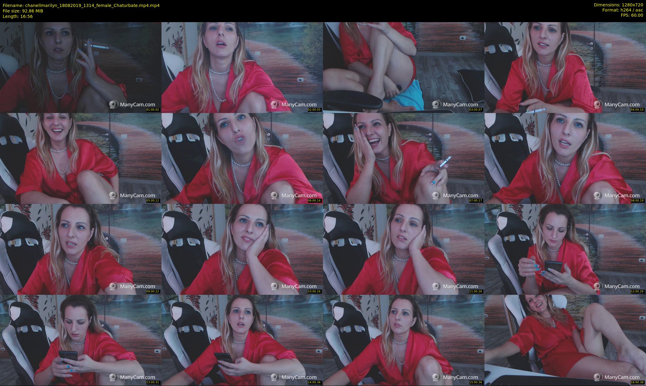 chanellmarilyn — 17 minute Chaturbate female cam show recording, 720p, Aug 18, 2019