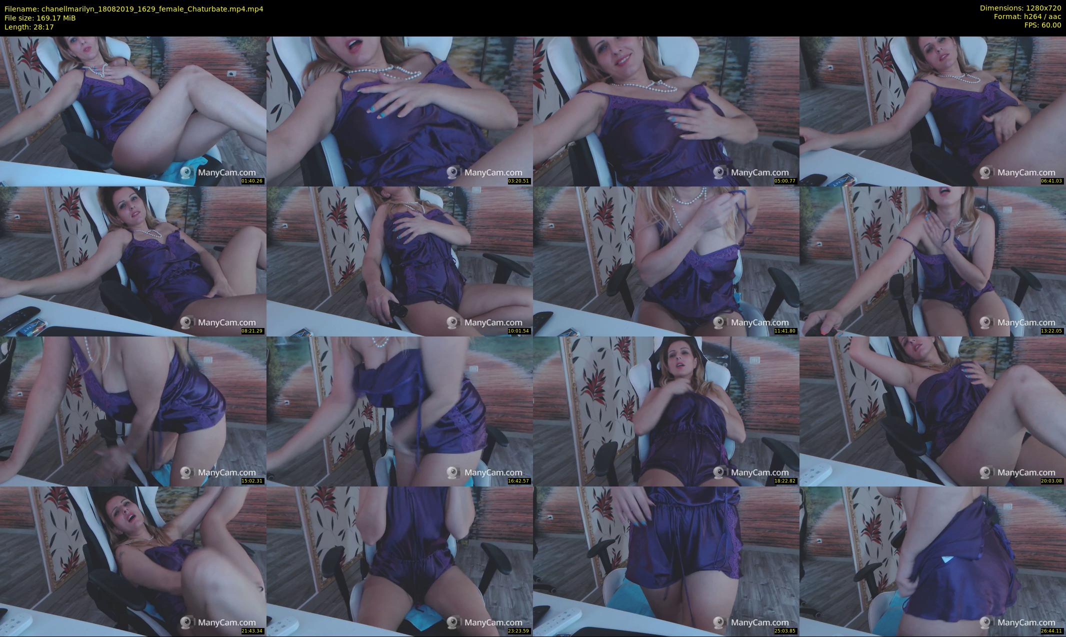 chanellmarilyn — 29 minute Chaturbate female cam show recording, 720p, Aug 18, 2019