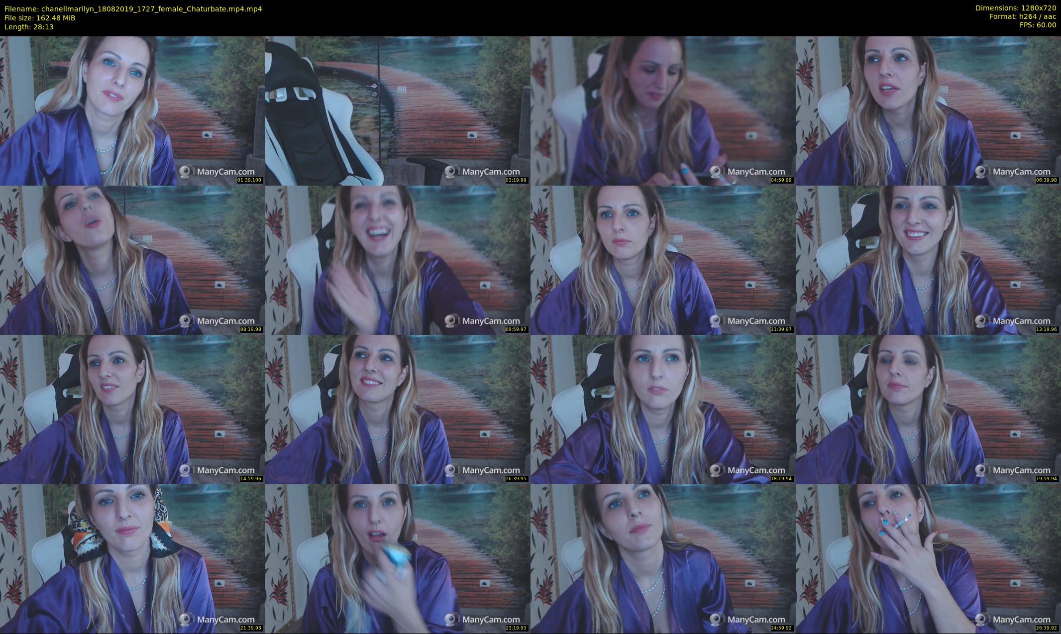 chanellmarilyn — 29 minute Chaturbate female cam show recording, 720p, Aug 18, 2019