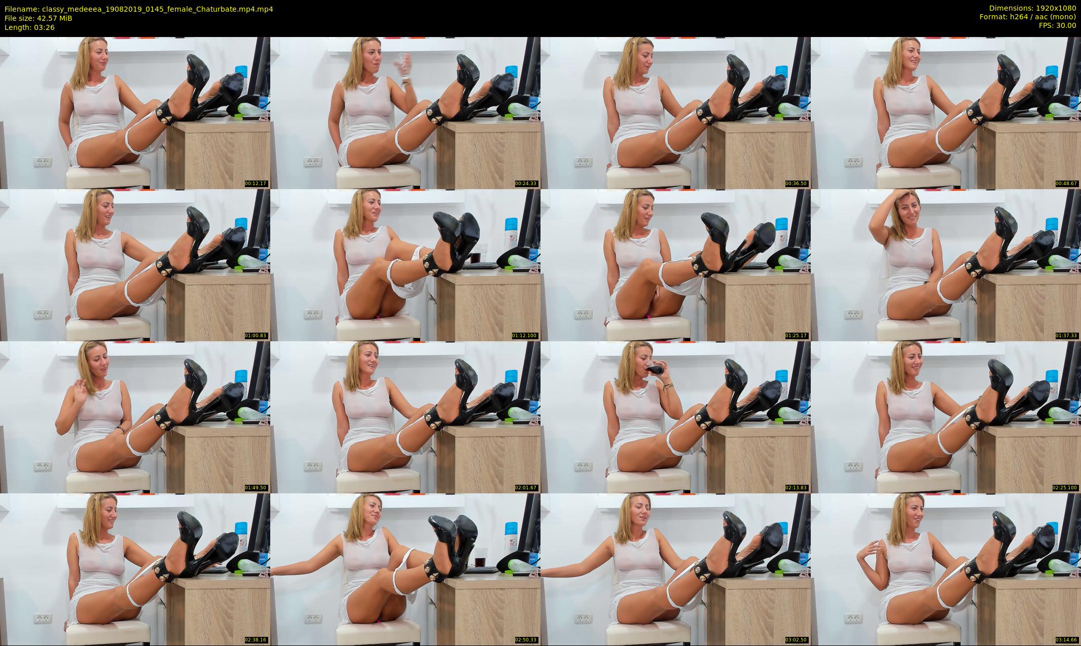 classy_medeeea — 4 minute Chaturbate female cam show recording, 1080p, Aug 19, 2019