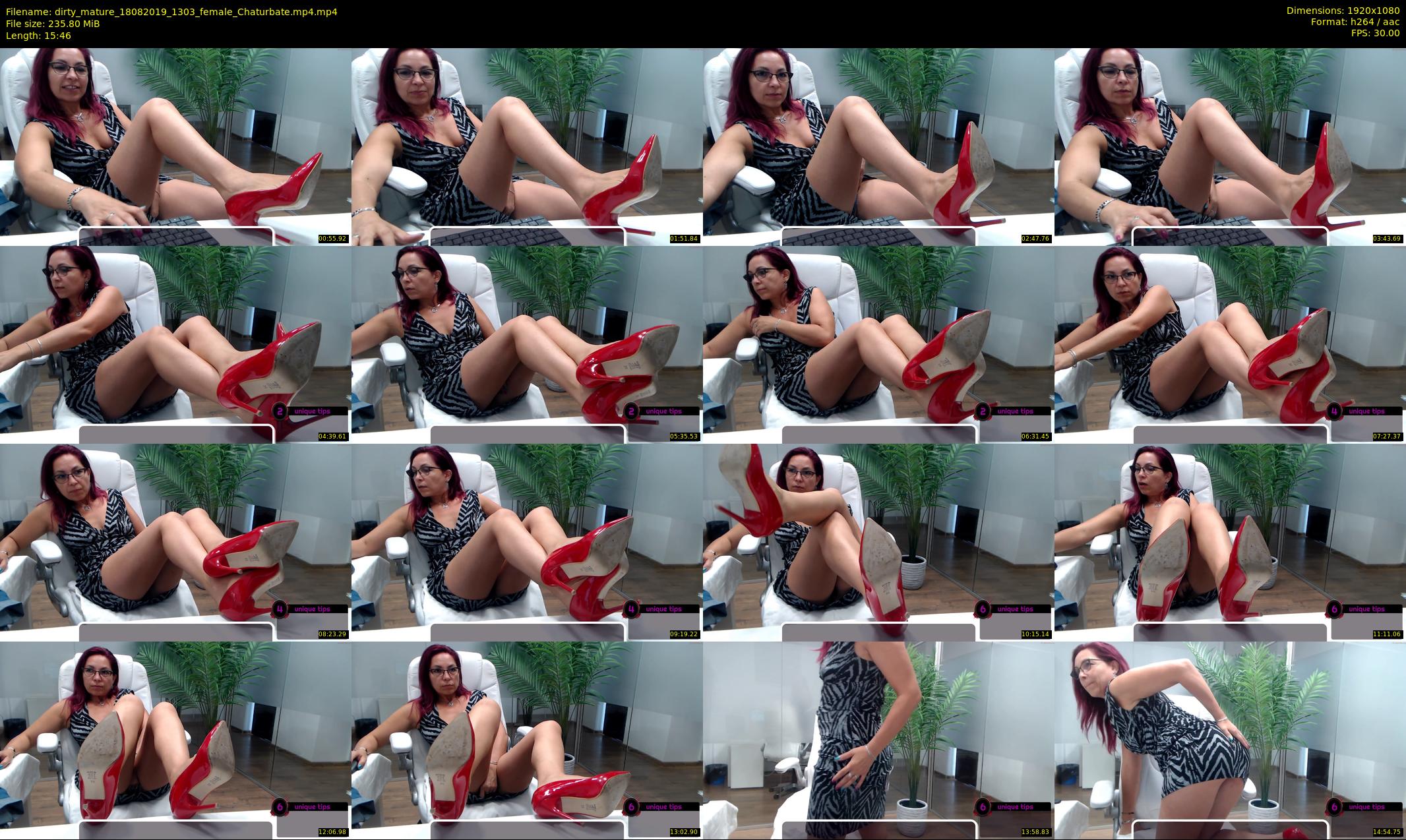 dirty_mature — 16 minute Chaturbate female cam show recording, 1080p, Aug 18, 2019