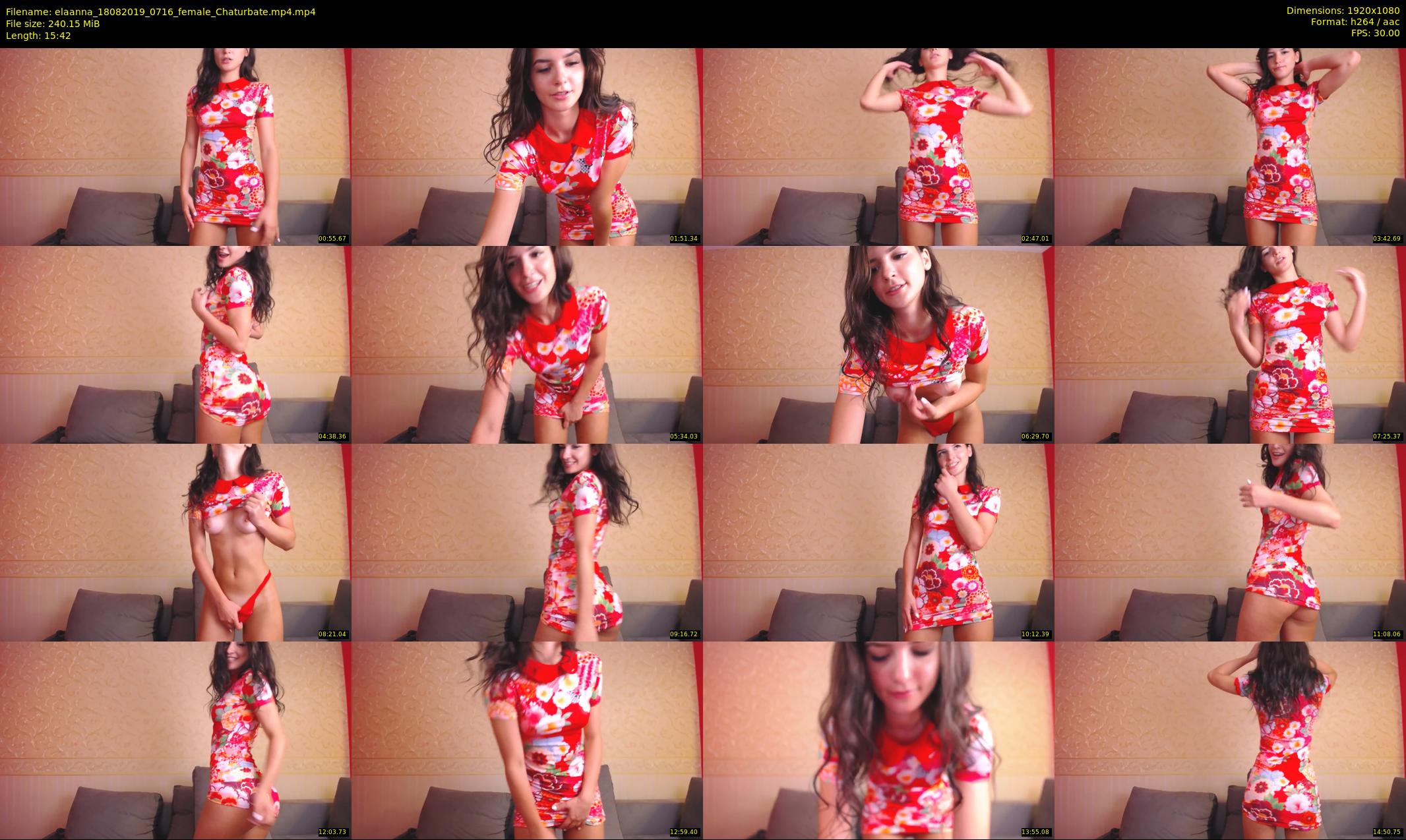 elaanna — 16 minute Chaturbate female cam show recording, 1080p, Aug 18, 2019