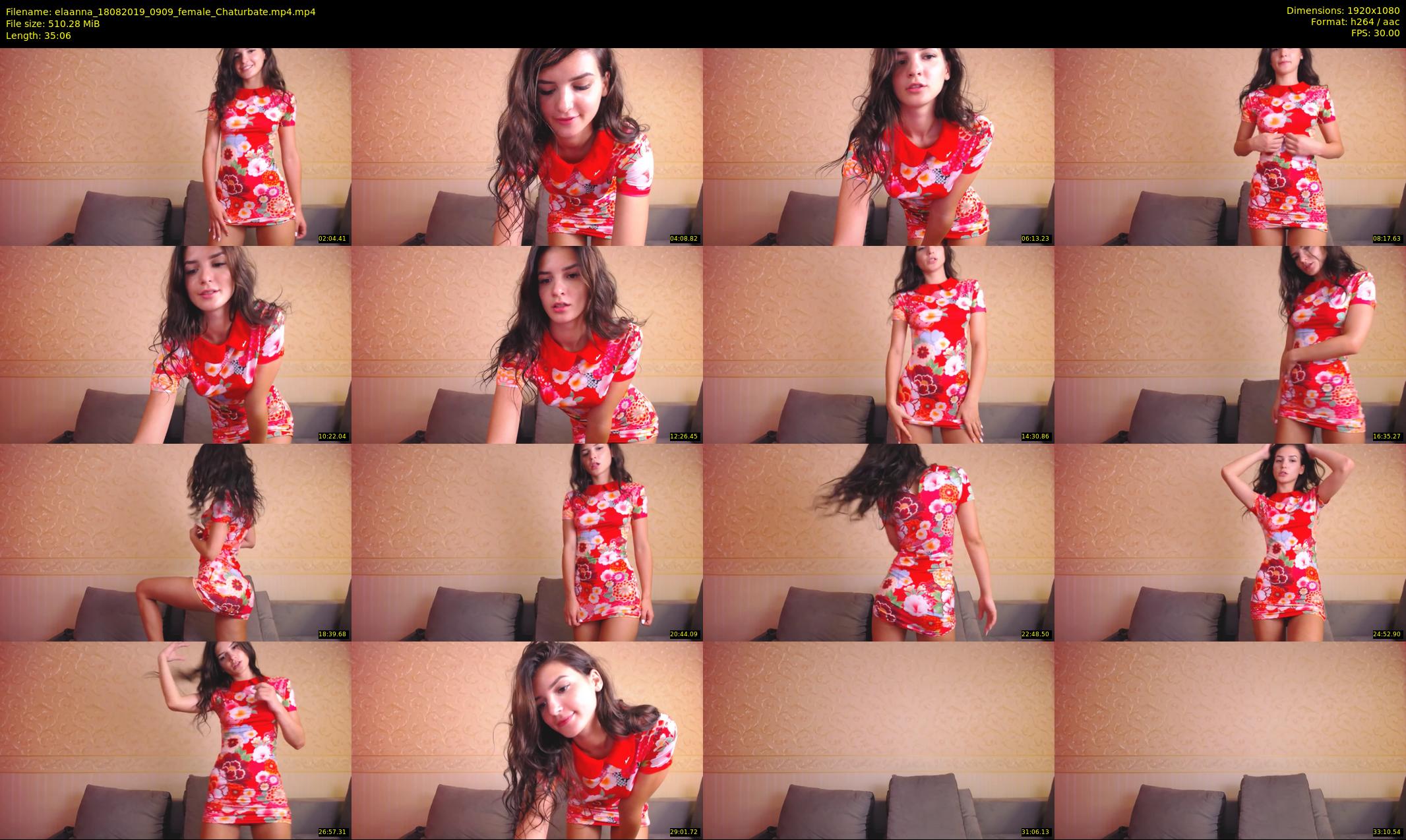 elaanna — 36 minute Chaturbate female cam show recording, 1080p, Aug 18, 2019