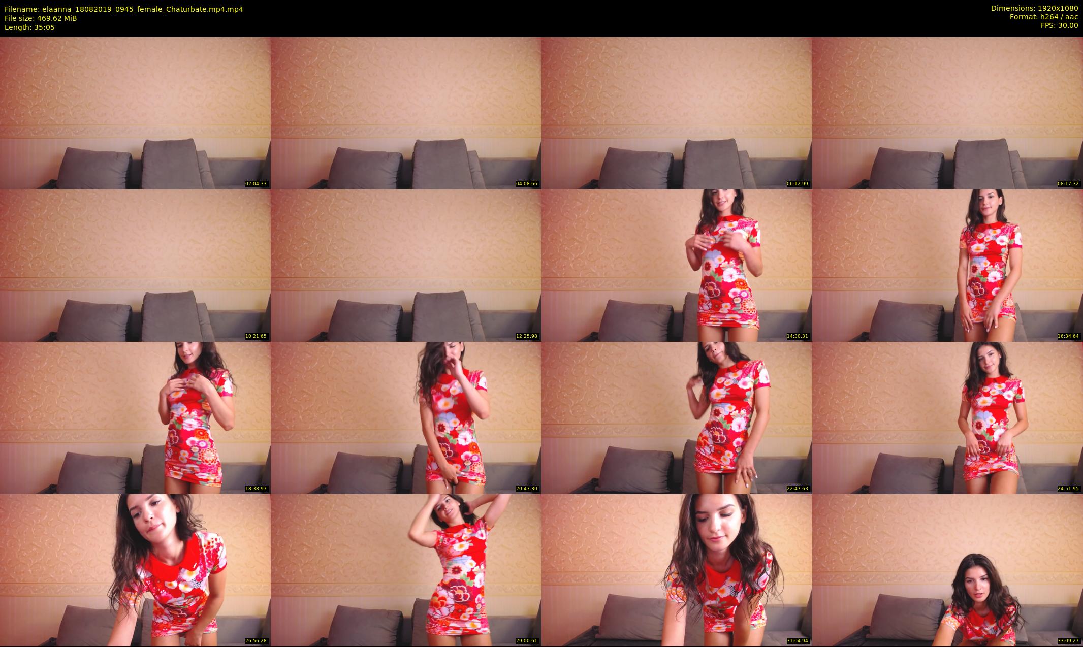 elaanna — 36 minute Chaturbate female cam show recording, 1080p, Aug 18, 2019