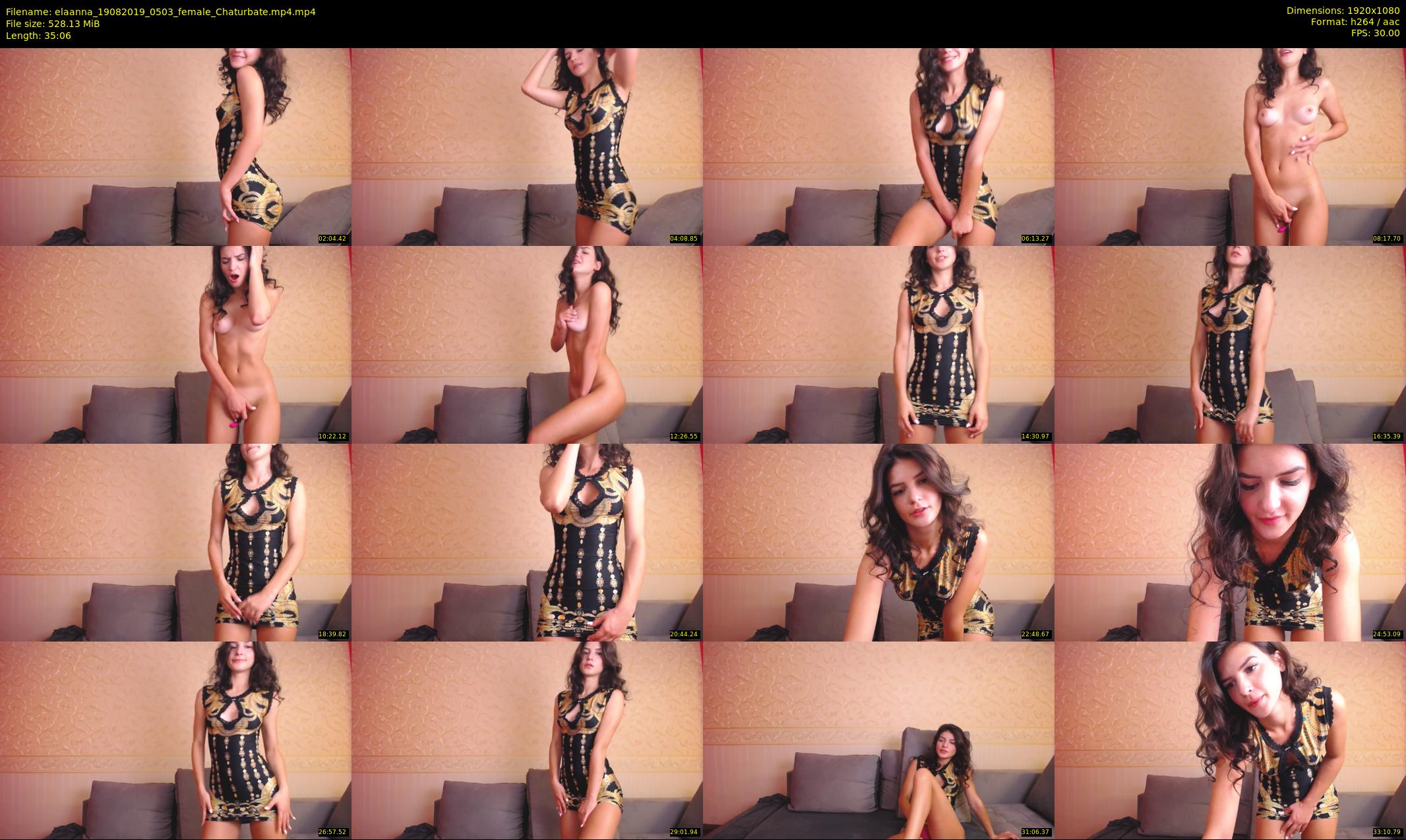 elaanna — 36 minute Chaturbate female cam show recording, 1080p, Aug 19, 2019