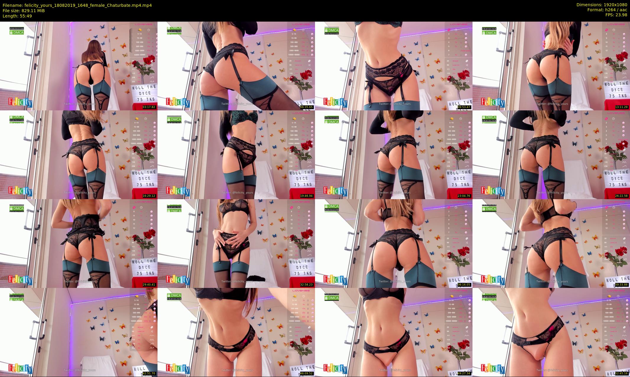 felicity_yours — 56 minute Chaturbate female cam show recording, 1080p, Aug 18, 2019