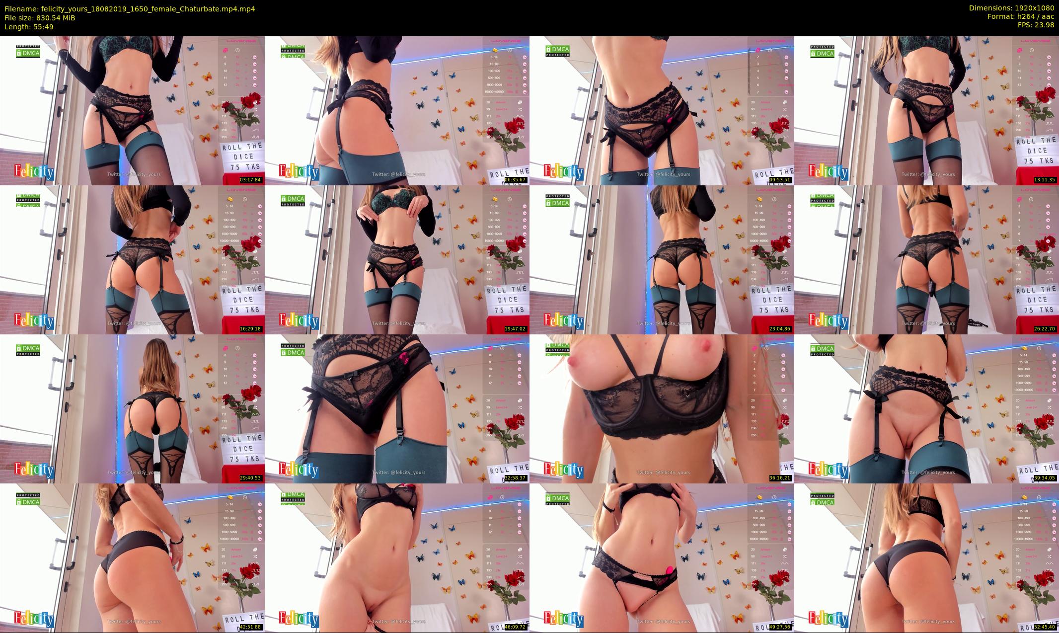 felicity_yours — 56 minute Chaturbate female cam show recording, 1080p, Aug 18, 2019