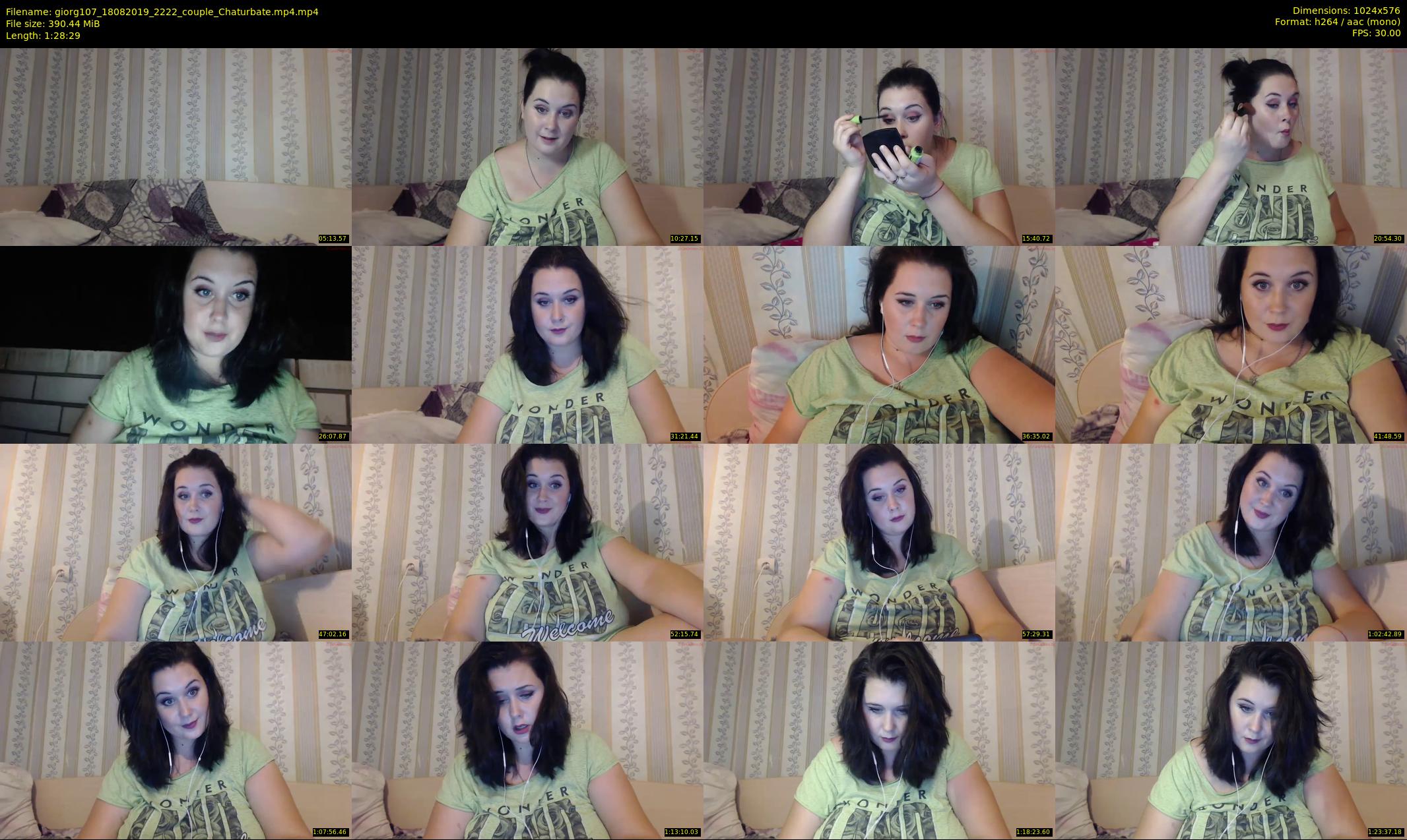 giorg107 — 89 minute Chaturbate couple cam show recording, 480p, Aug 18, 2019
