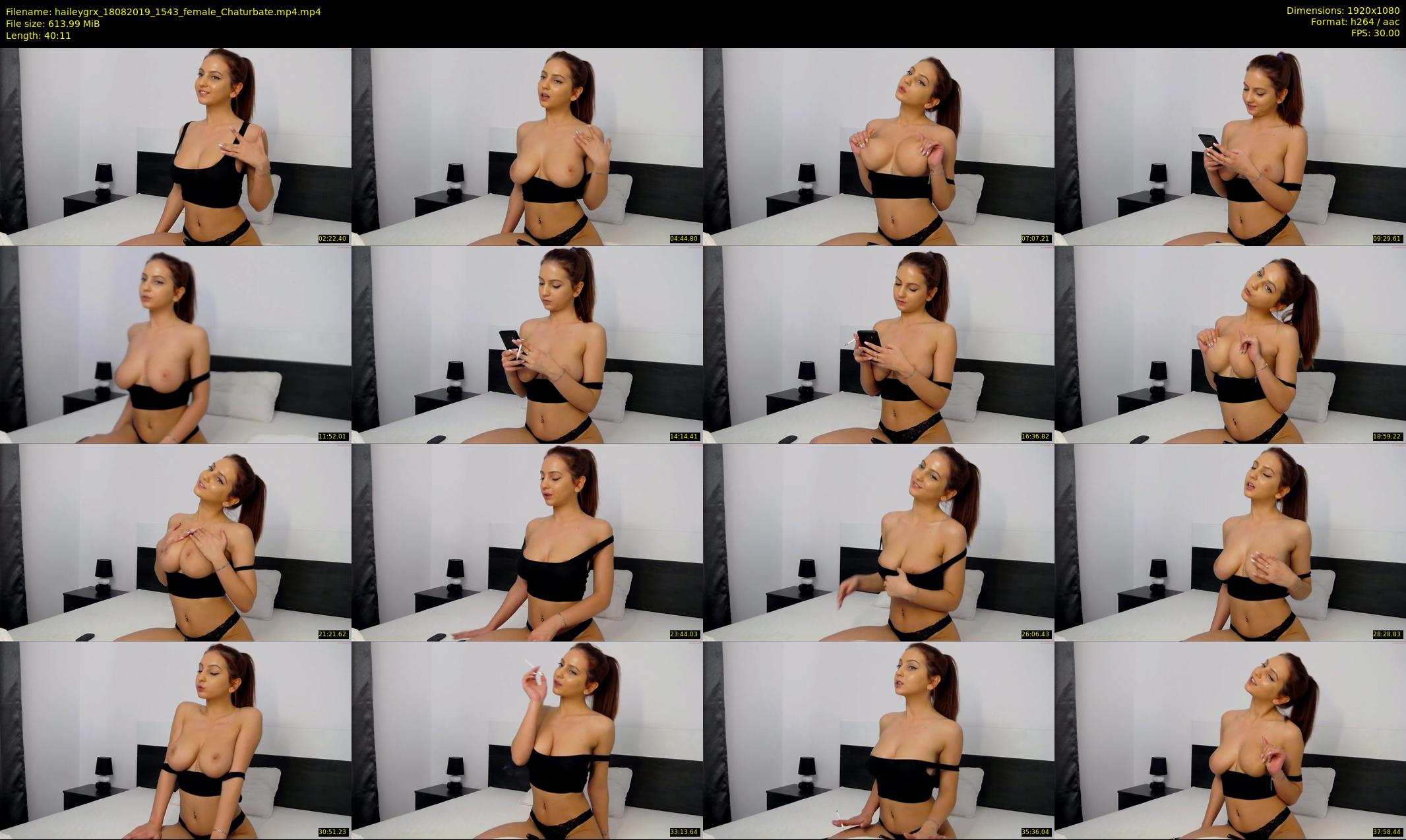 haileygrx — 41 minute Chaturbate female cam show recording, 1080p, Aug 18, 2019