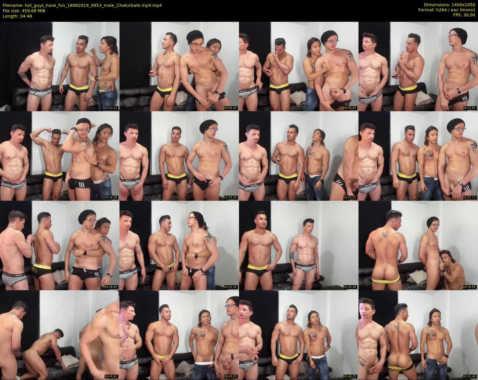 hot_guys_have_fun — 35 minute Chaturbate male cam show recording, 720p, Aug 18, 2019