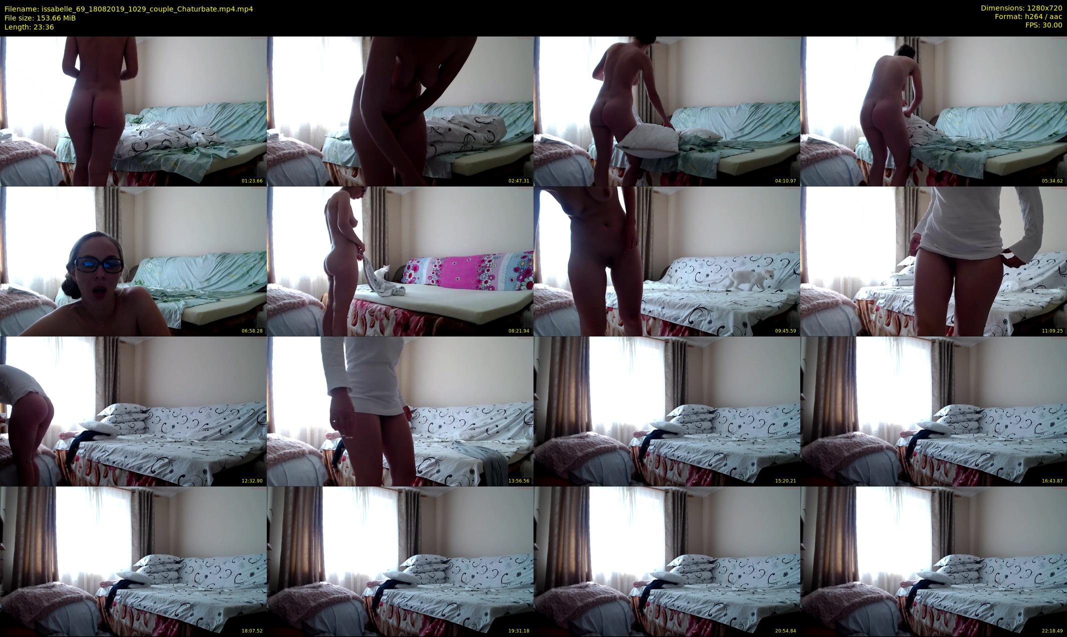 issabelle_69 — 24 minute Chaturbate couple cam show recording, 720p, Aug 18, 2019