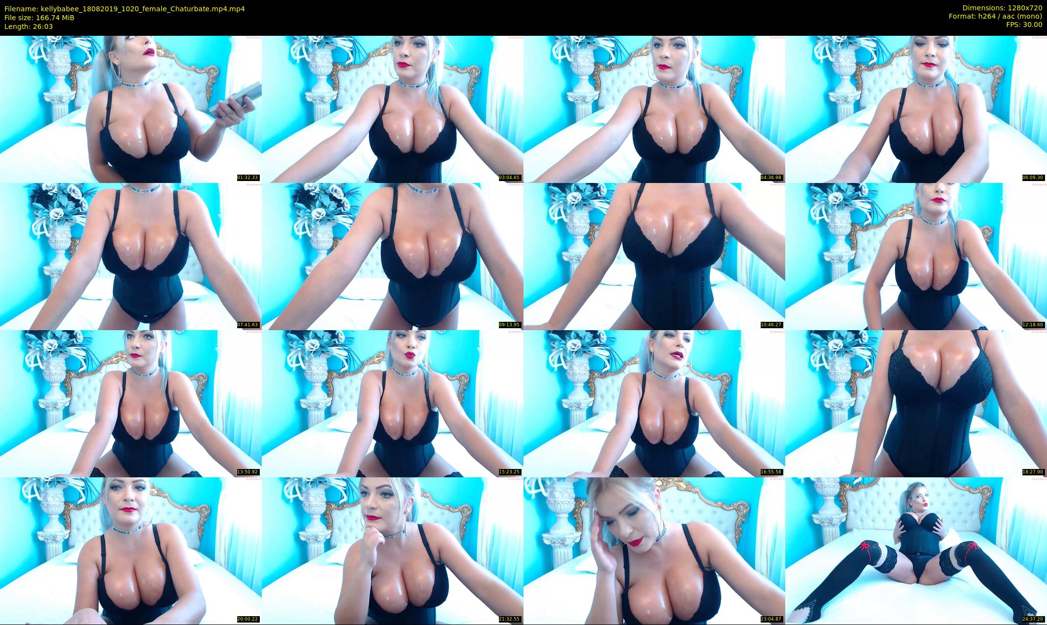 kellybabee — 27 minute Chaturbate female cam show recording, 720p, Aug 18, 2019