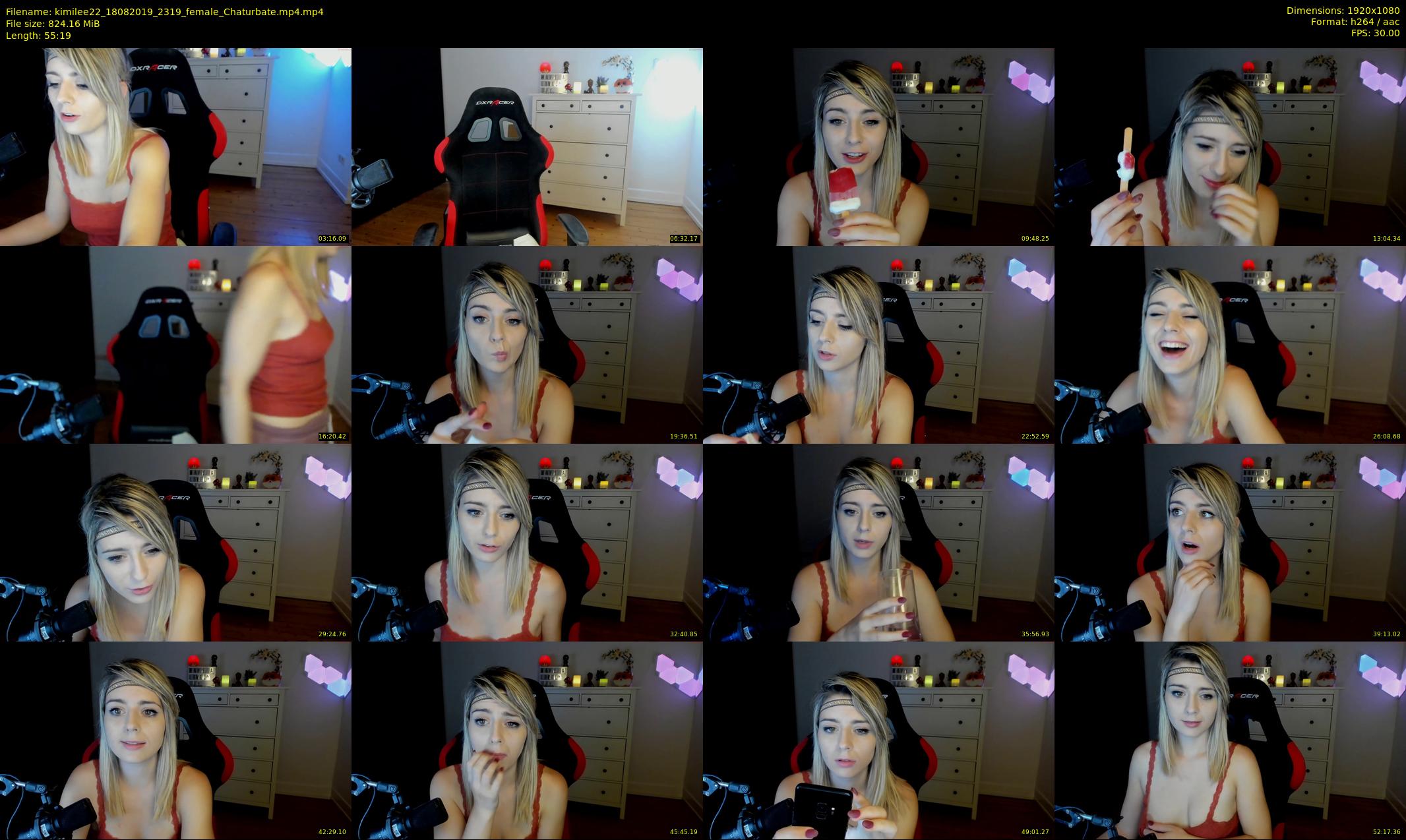 kimilee22 — 56 minute Chaturbate female cam show recording, 1080p, Aug 18, 2019