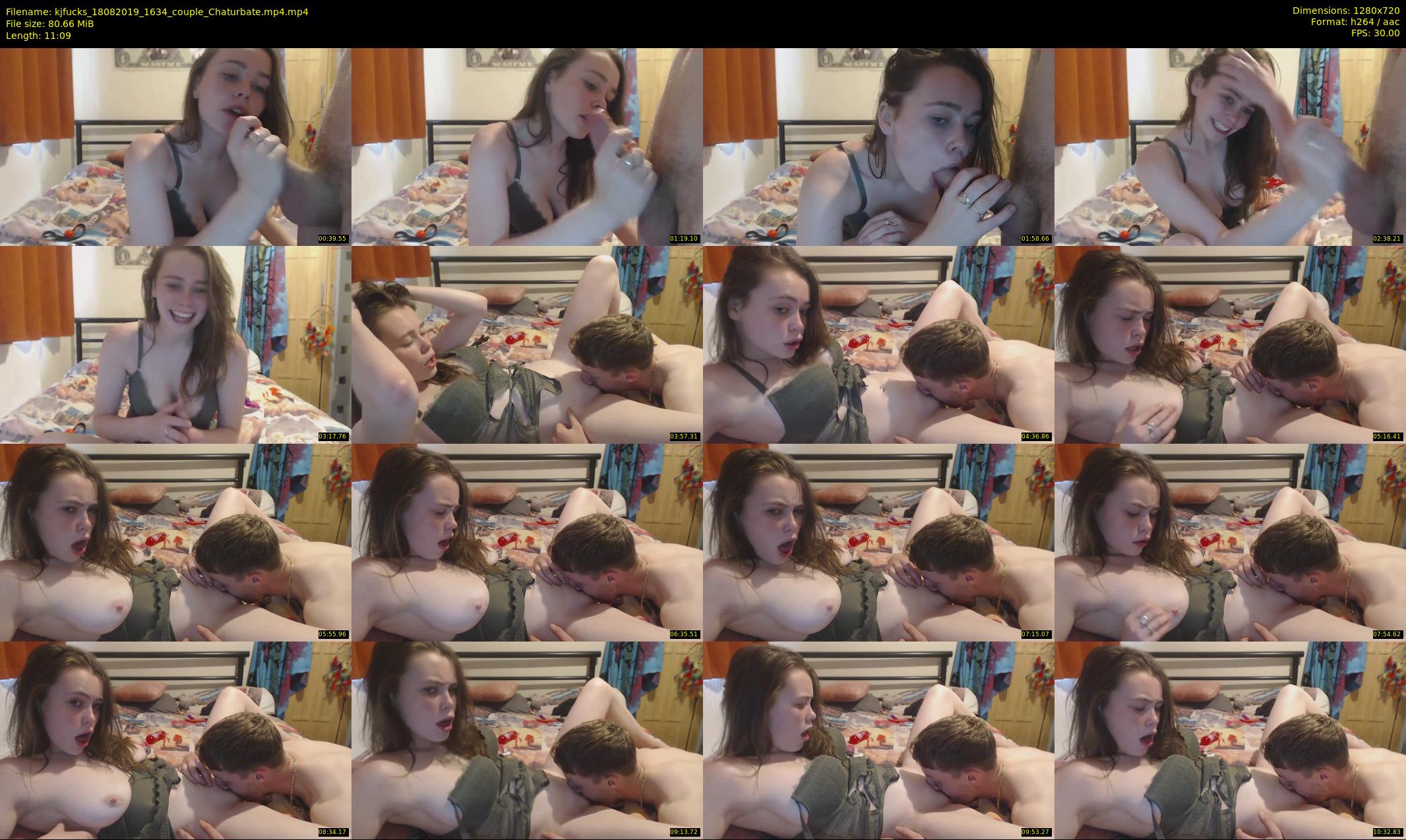 kjfucks — 12 minute Chaturbate couple cam show recording, 720p, Aug 18, 2019