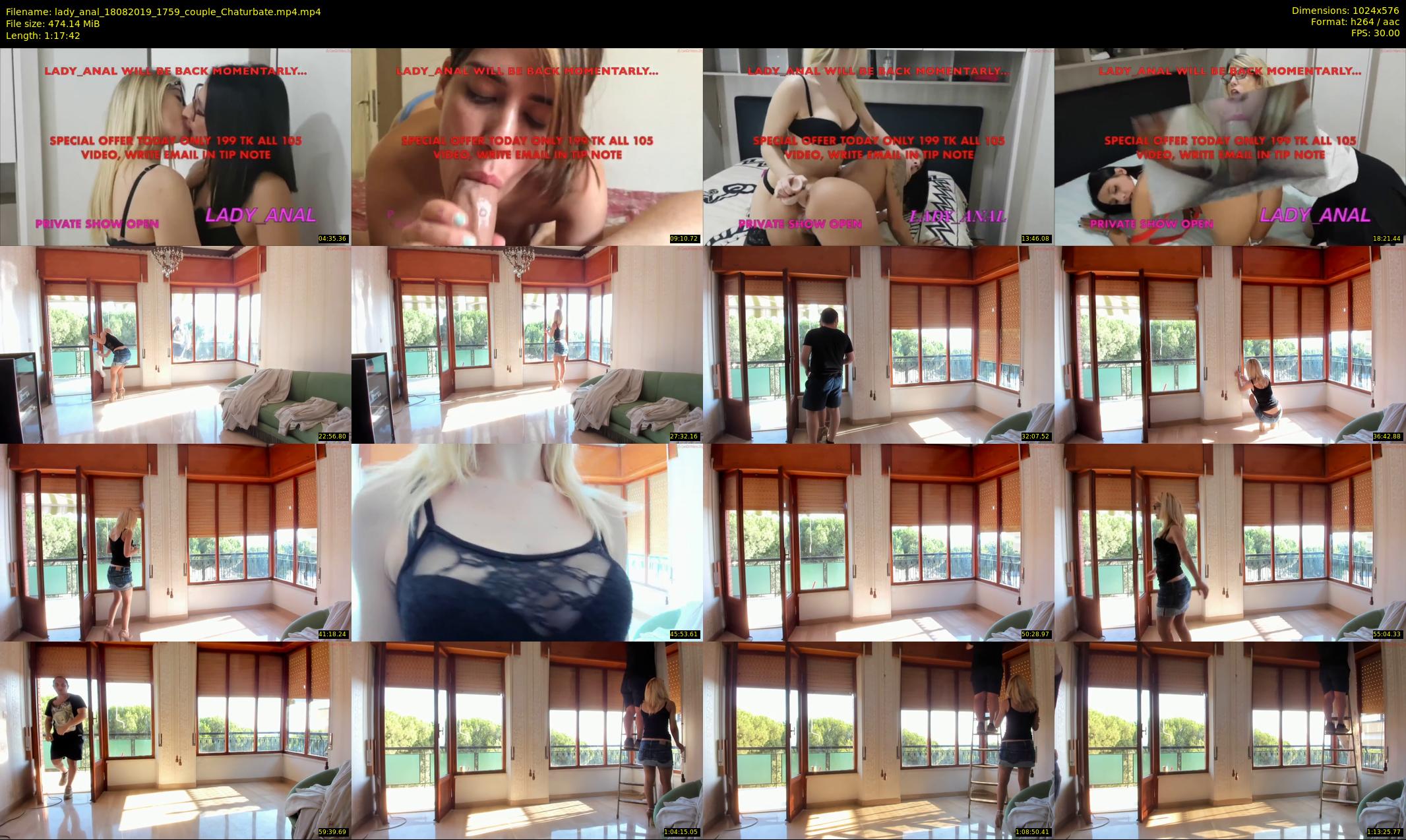 lady_anal — 78 minute Chaturbate female cam show recording, 480p, Aug 18, 2019