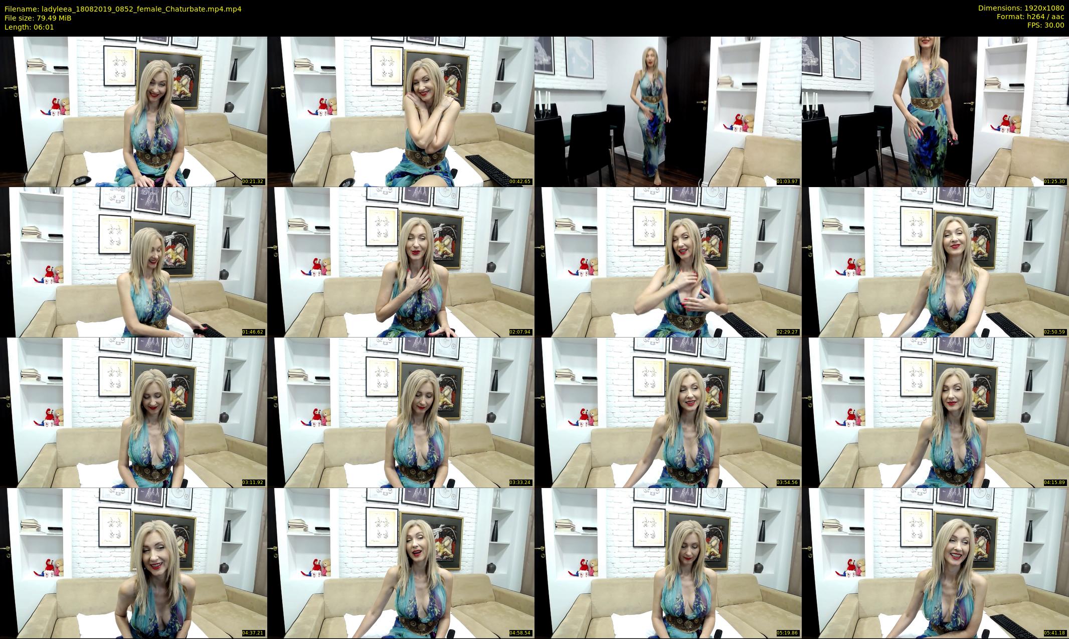 ladyleea — 7 minute Chaturbate female cam show recording, 1080p, Aug 18, 2019