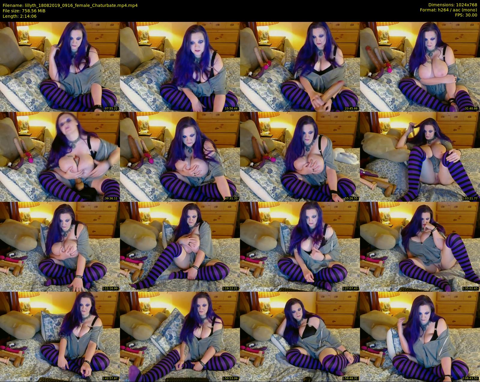 lillyth — 135 minute Chaturbate female cam show recording, 720p, Aug 18, 2019