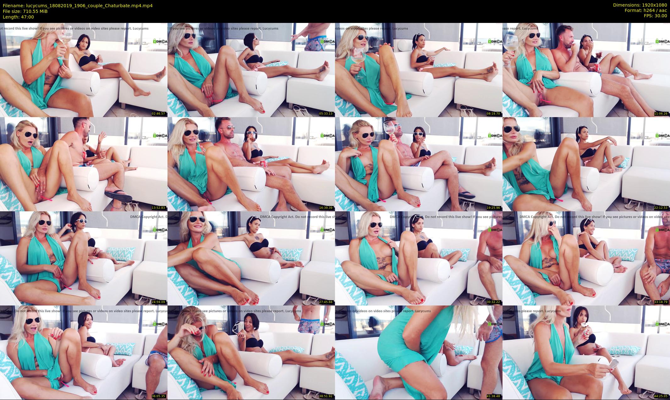 lucycums — 47 minute Chaturbate couple cam show recording, 1080p, Aug 18, 2019