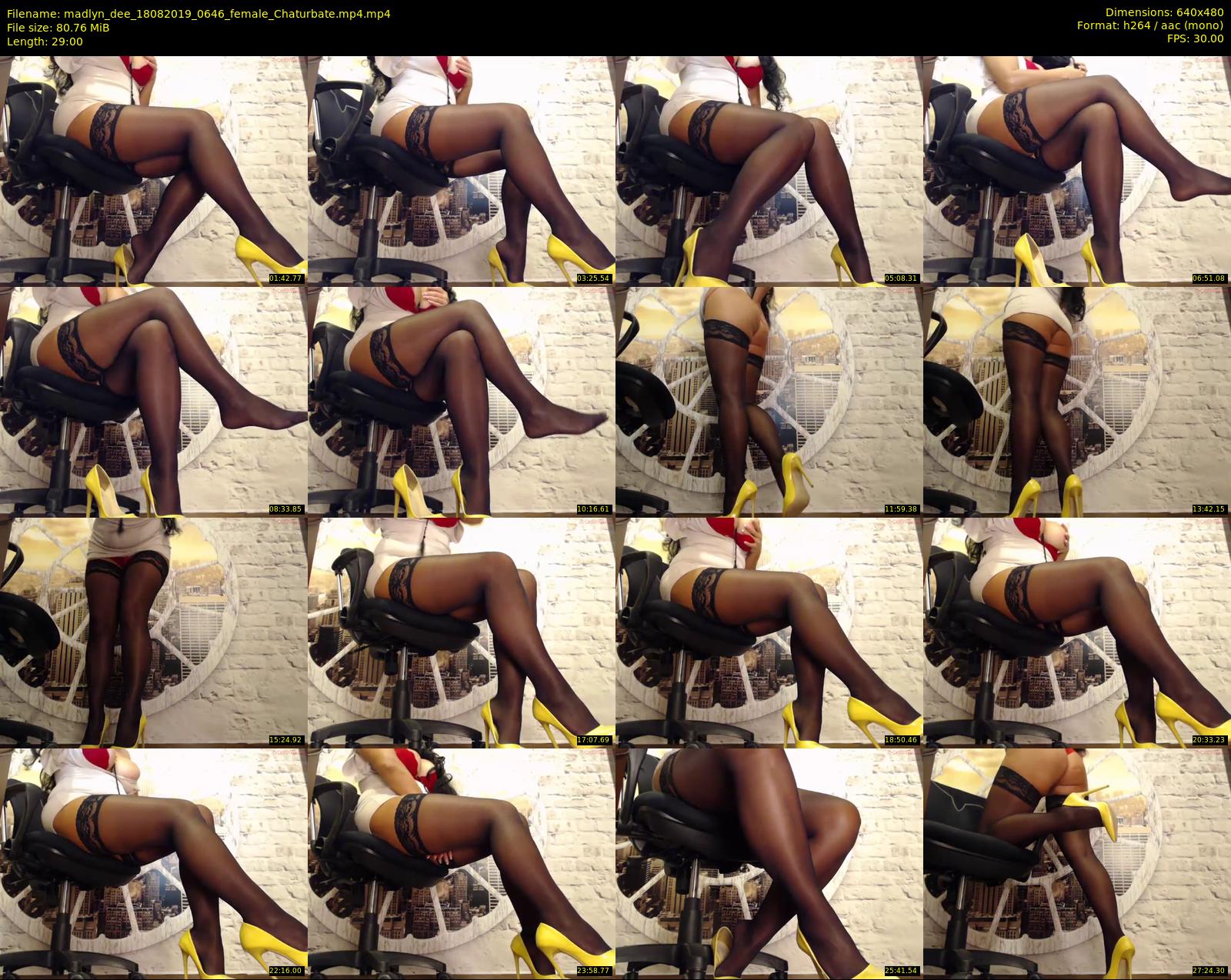 madlyn_dee — 29 minute Chaturbate female cam show recording, 480p, Aug 18, 2019