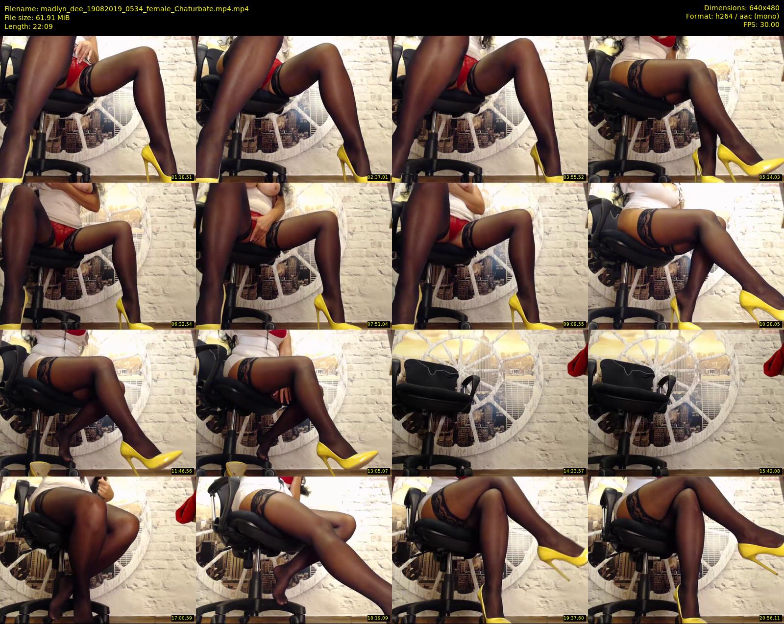 madlyn_dee — 23 minute Chaturbate female cam show recording, 480p, Aug 19, 2019