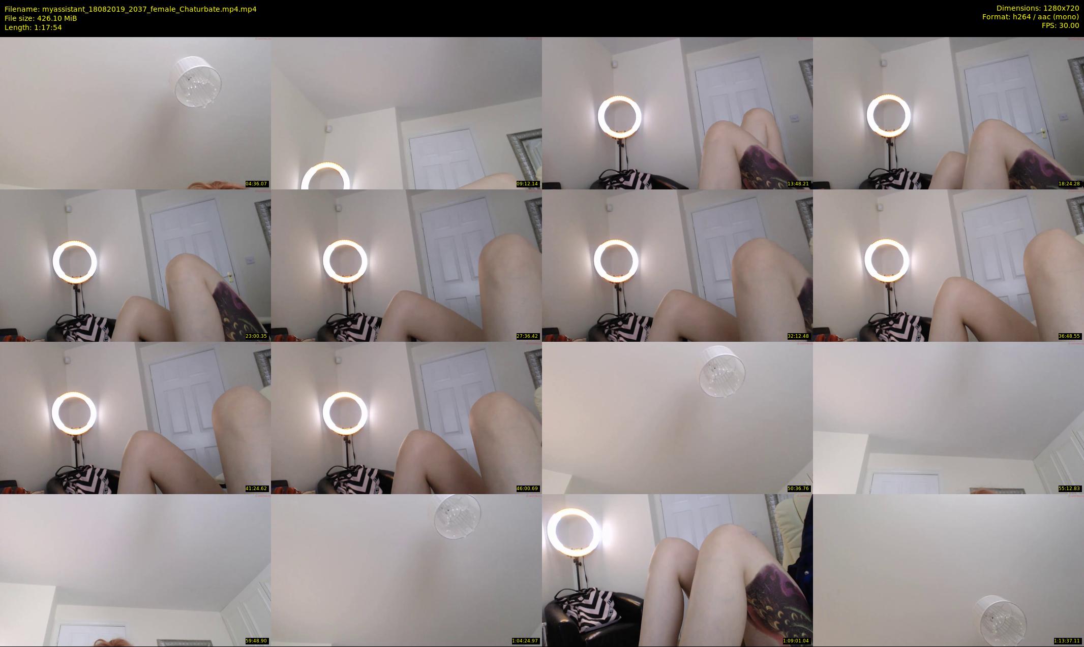 myassistant — 78 minute Chaturbate female cam show recording, 720p, Aug 18, 2019