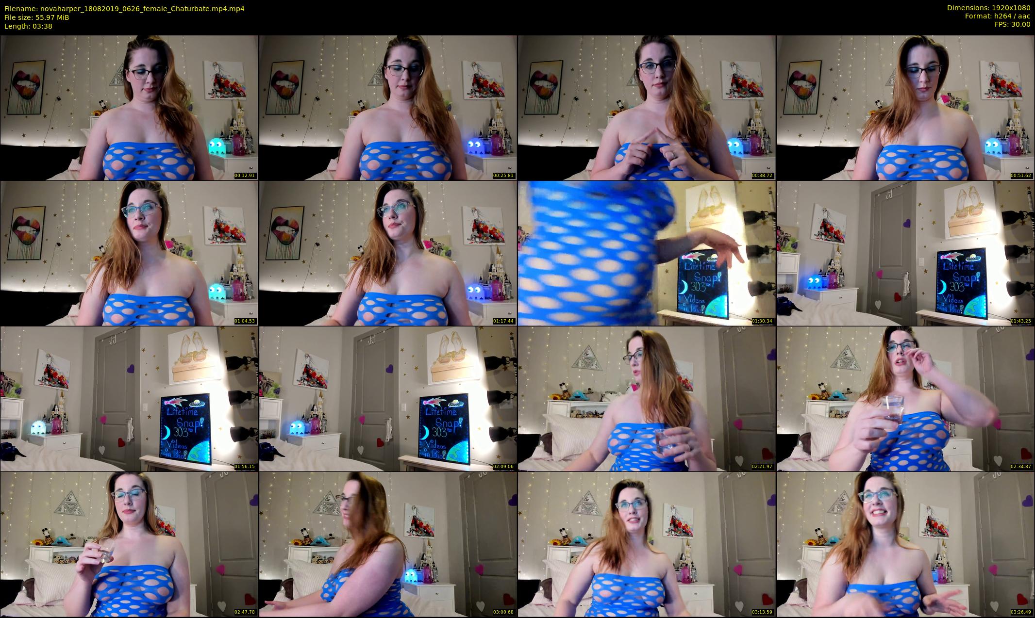 novaharper — 4 minute Chaturbate female cam show recording, 1080p, Aug 18, 2019