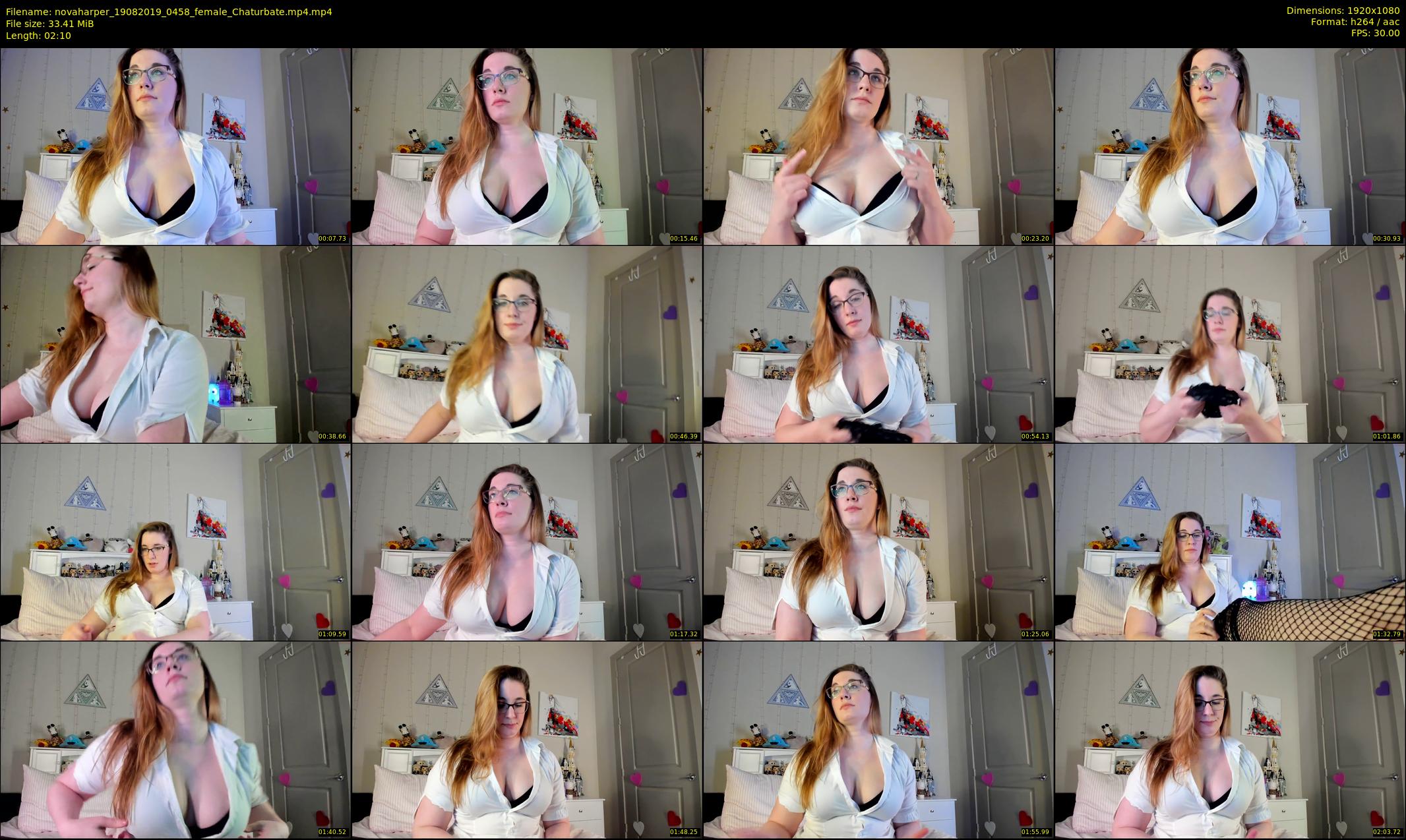 novaharper — 3 minute Chaturbate female cam show recording, 1080p, Aug 19, 2019