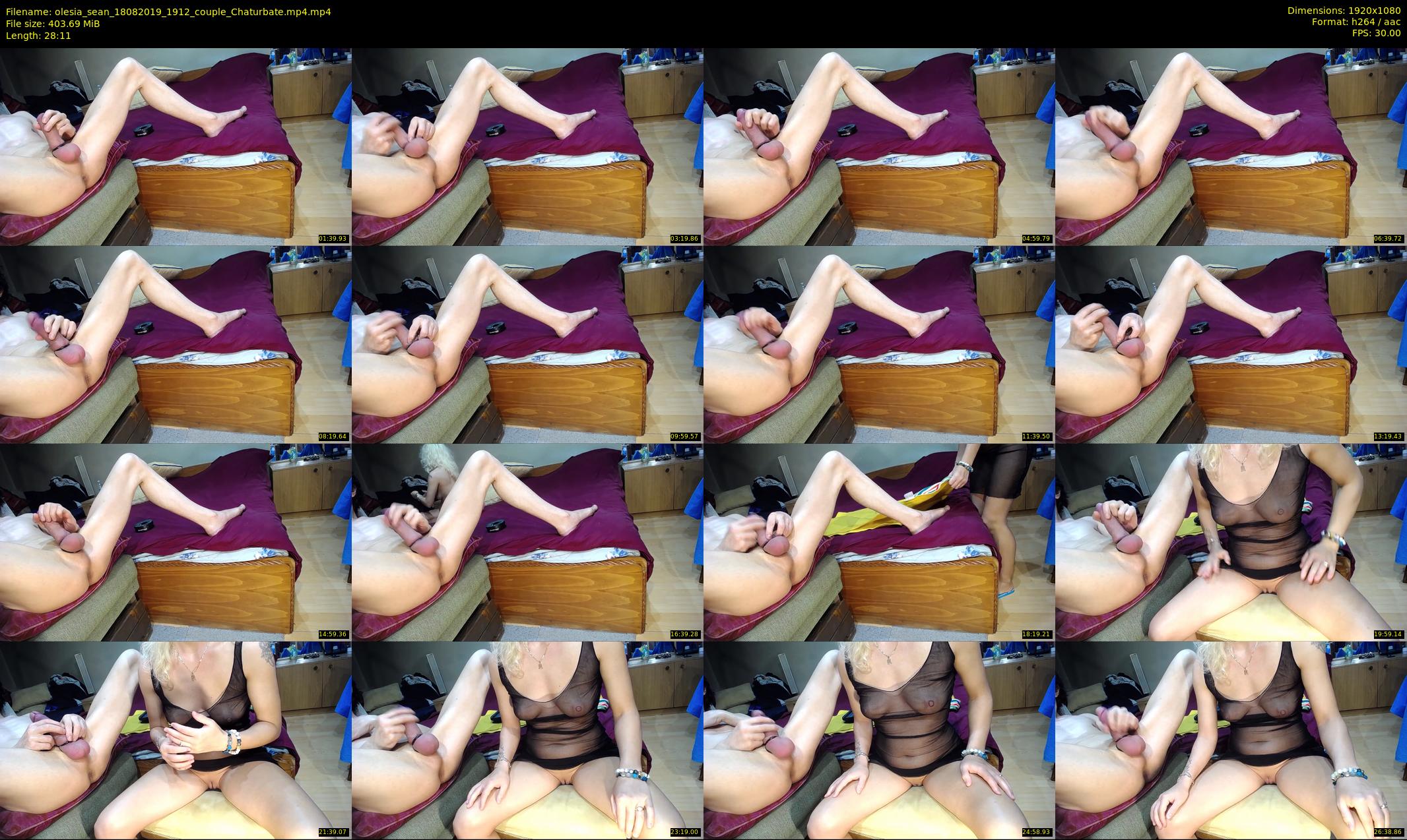 olesia_sean — 29 minute Chaturbate couple cam show recording, 1080p, Aug 18, 2019