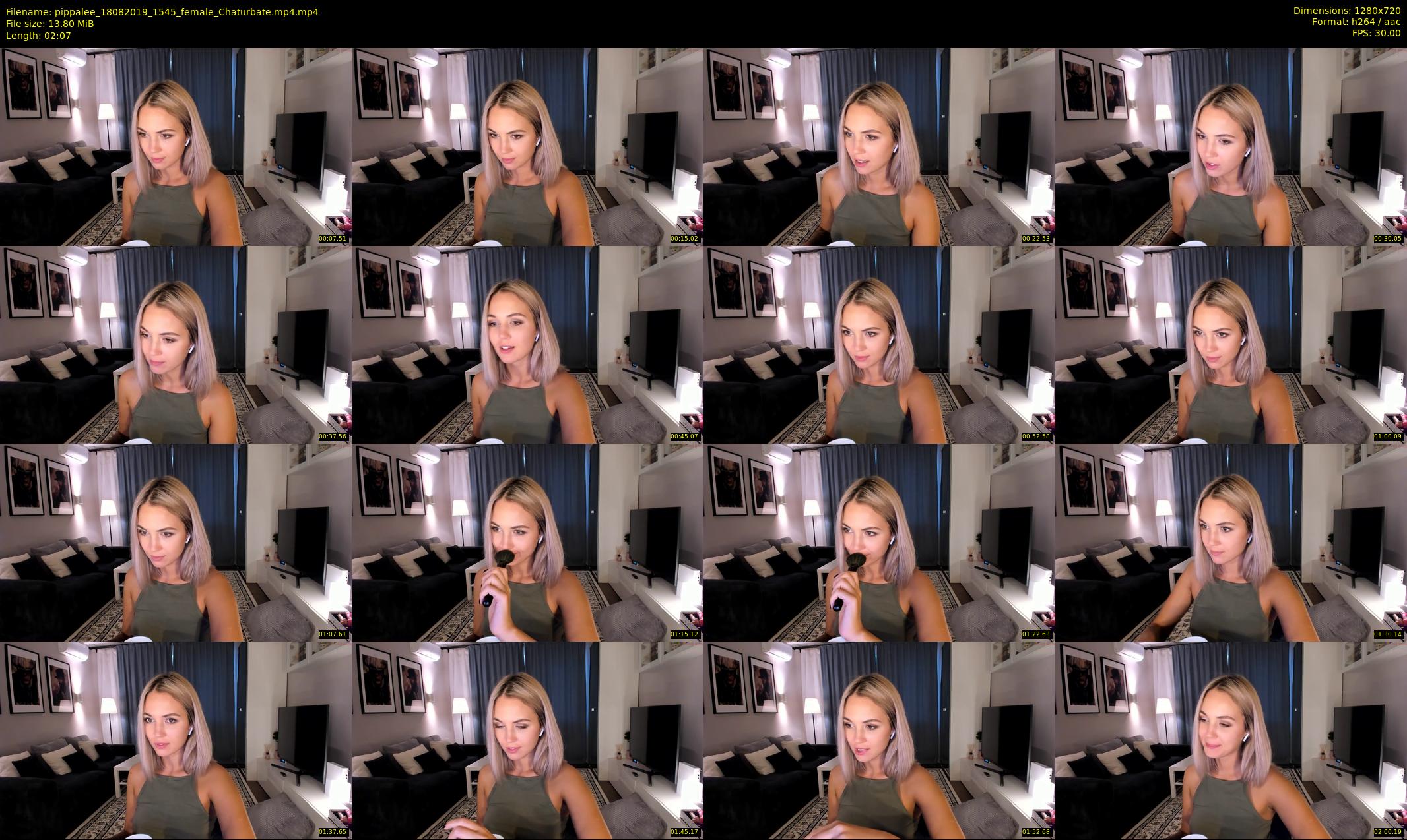 pippalee — 3 minute Chaturbate female cam show recording, 720p, Aug 18, 2019