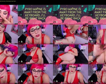 pyrowayne — 57 minute Chaturbate female cam show recording, 720p, Aug 18, 2019