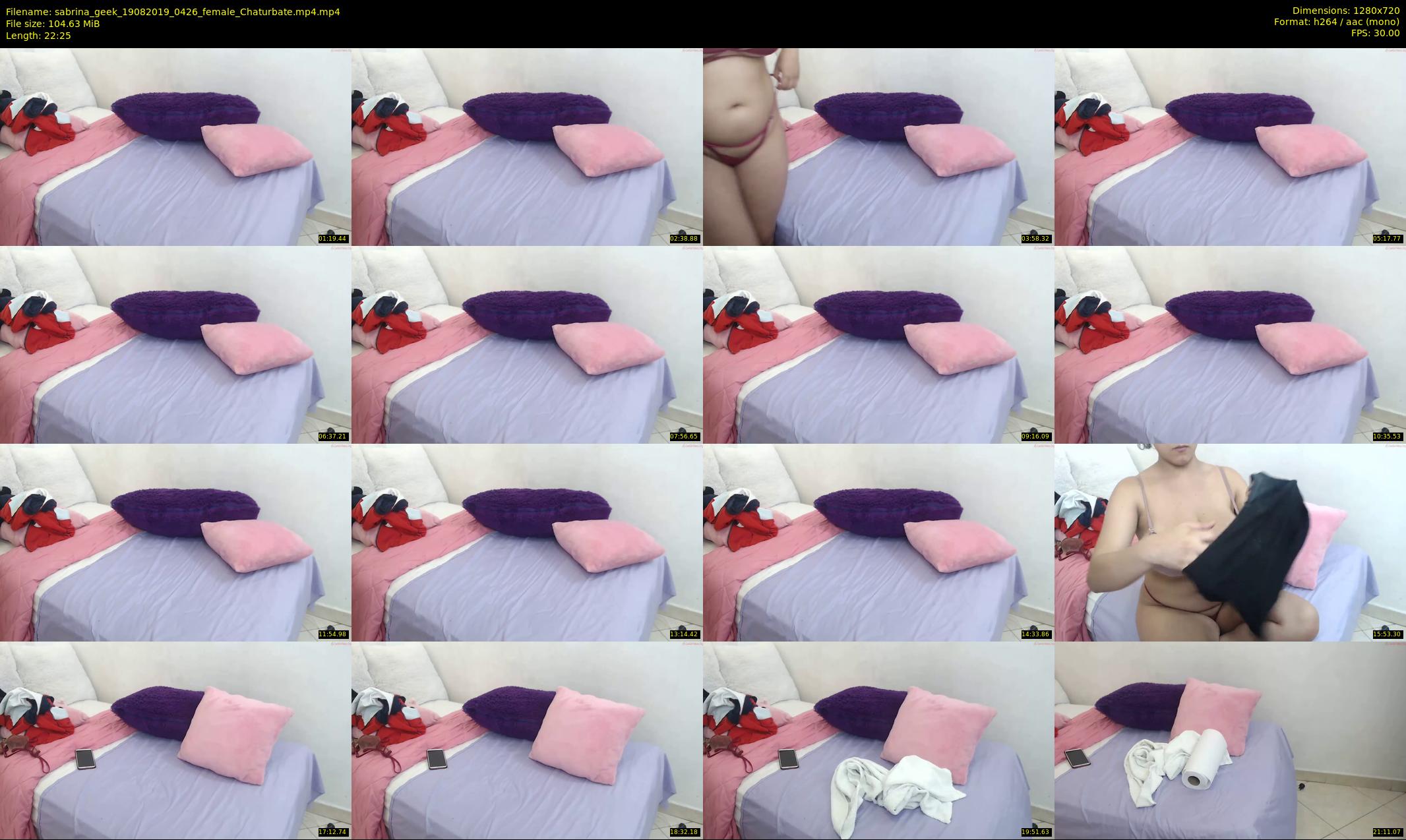 sabrina_geek — 23 minute Chaturbate female cam show recording, 720p, Aug 19, 2019