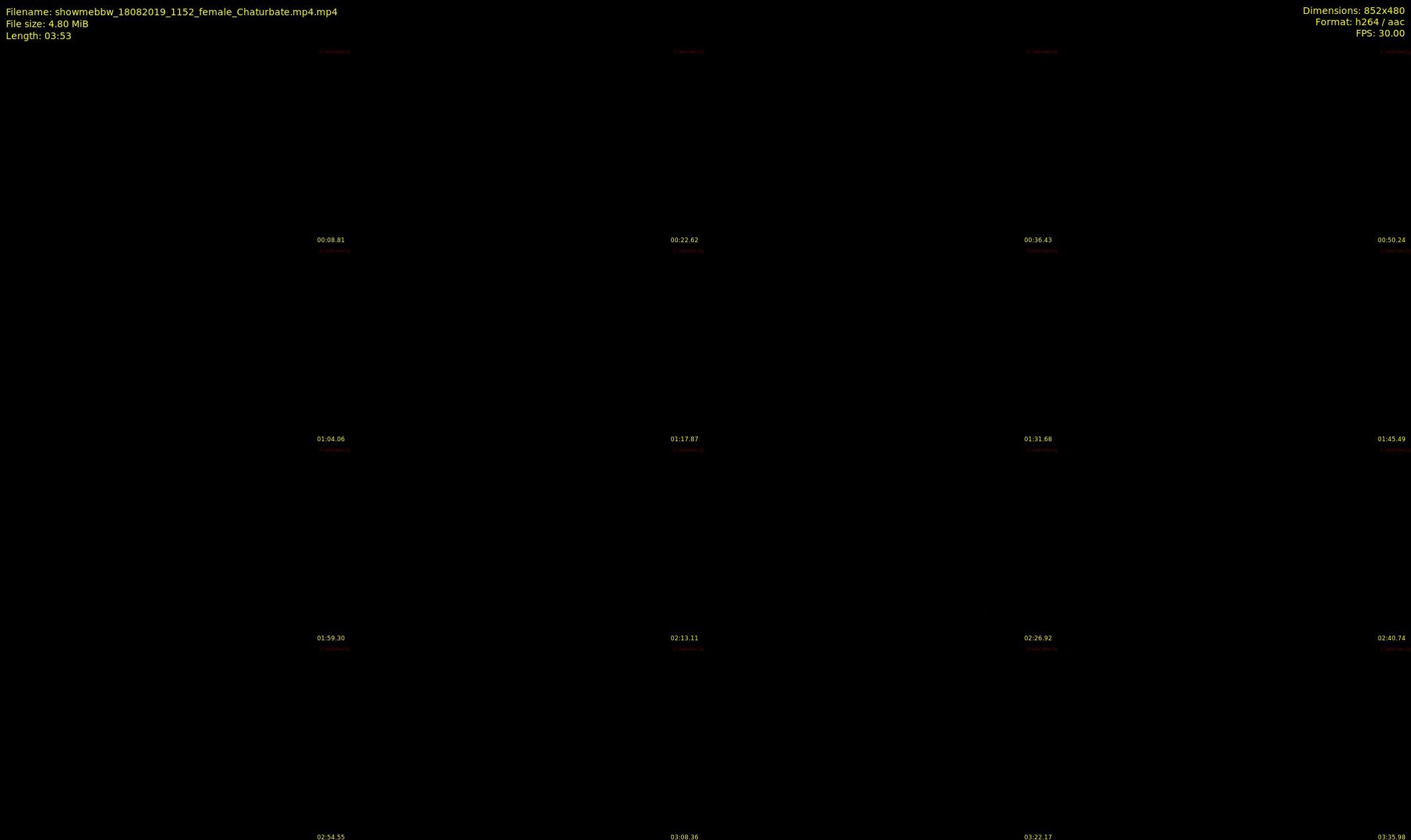 showmebbw — 4 minute Chaturbate female cam show recording, 480p, Aug 18, 2019