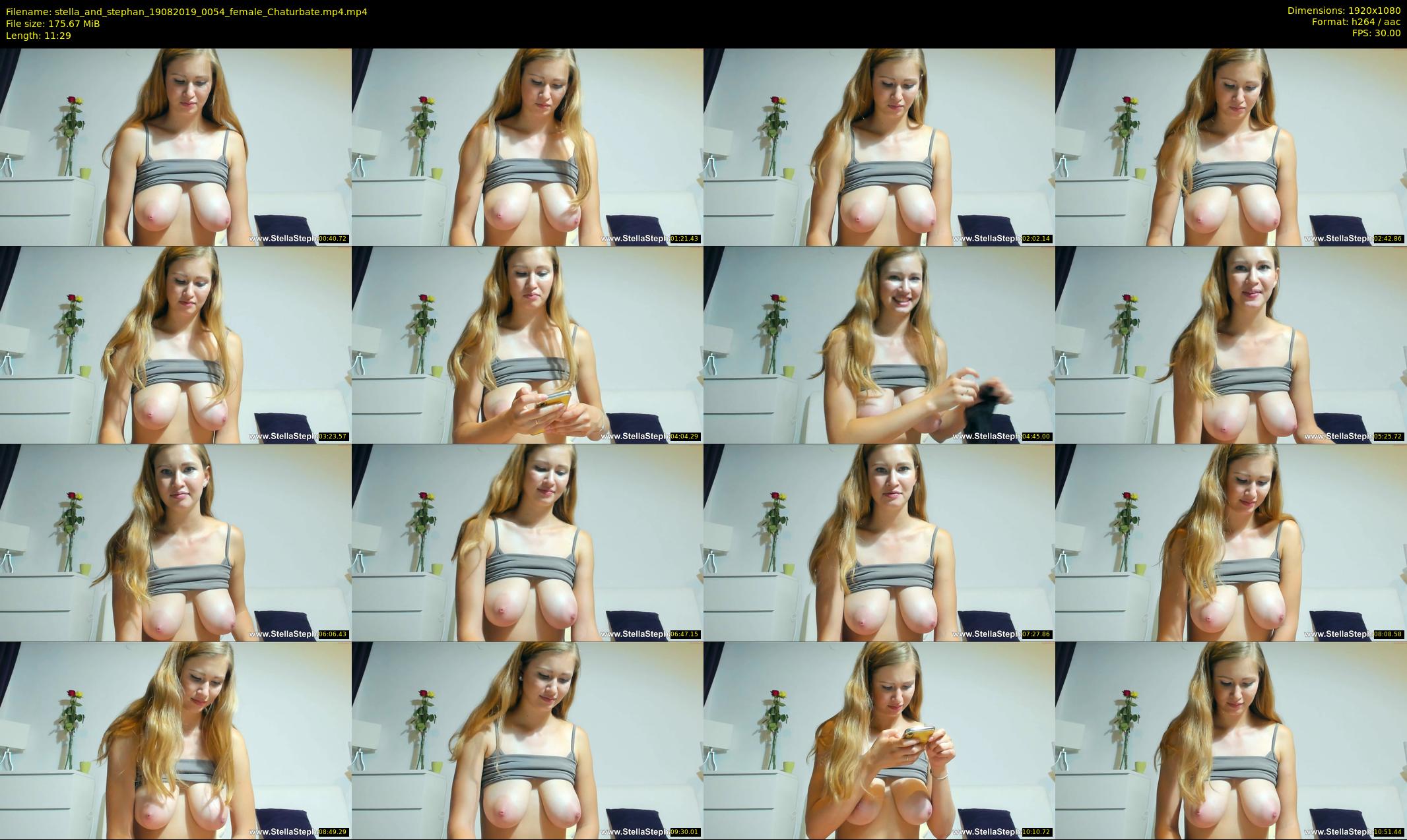 stella_and_stephan — 12 minute Chaturbate couple cam show recording, 1080p, Aug 19, 2019