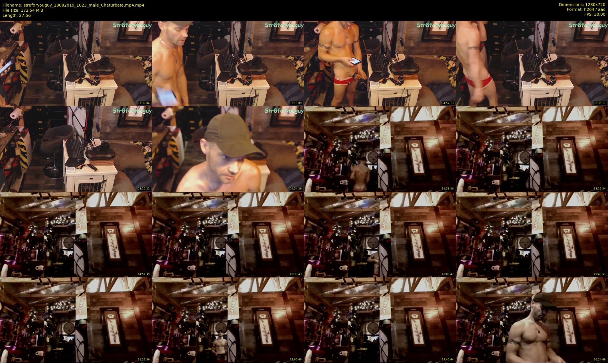 str8foryouguy — 28 minute Chaturbate male cam show recording, 720p, Aug 18, 2019